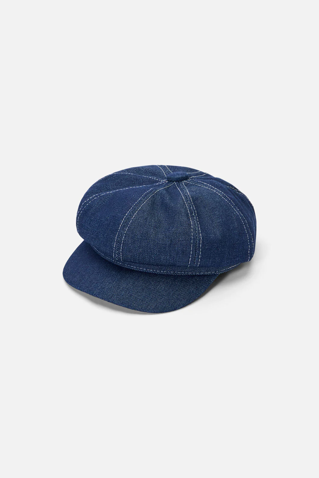 Denim Page Boy Hat