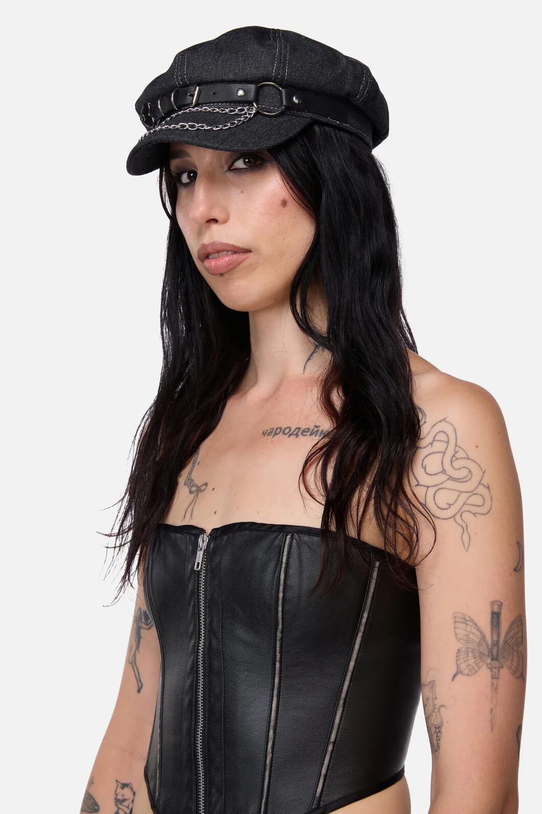 Denim Slouch Cap