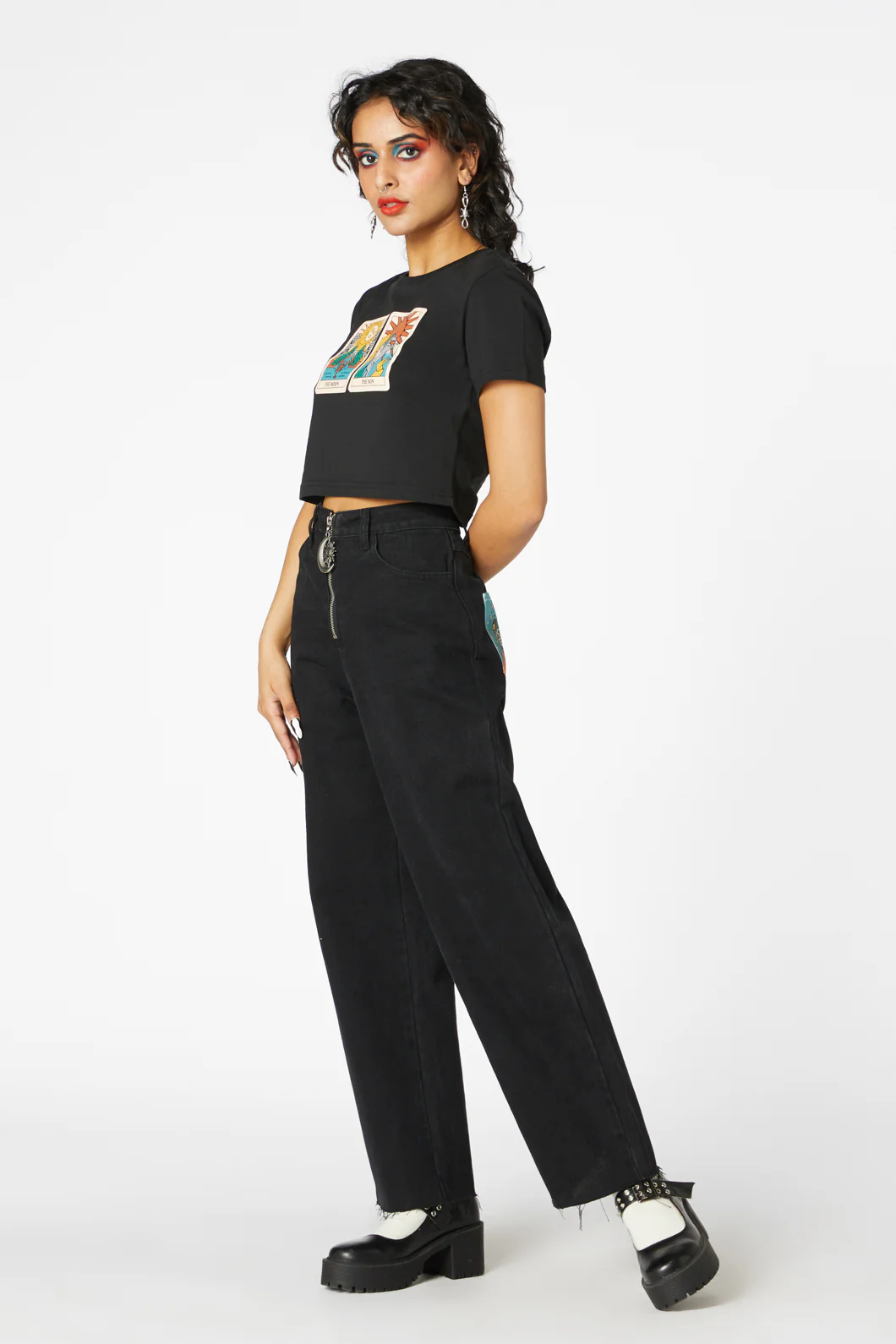 Denim Tarot Pocket Jeans - Image 3
