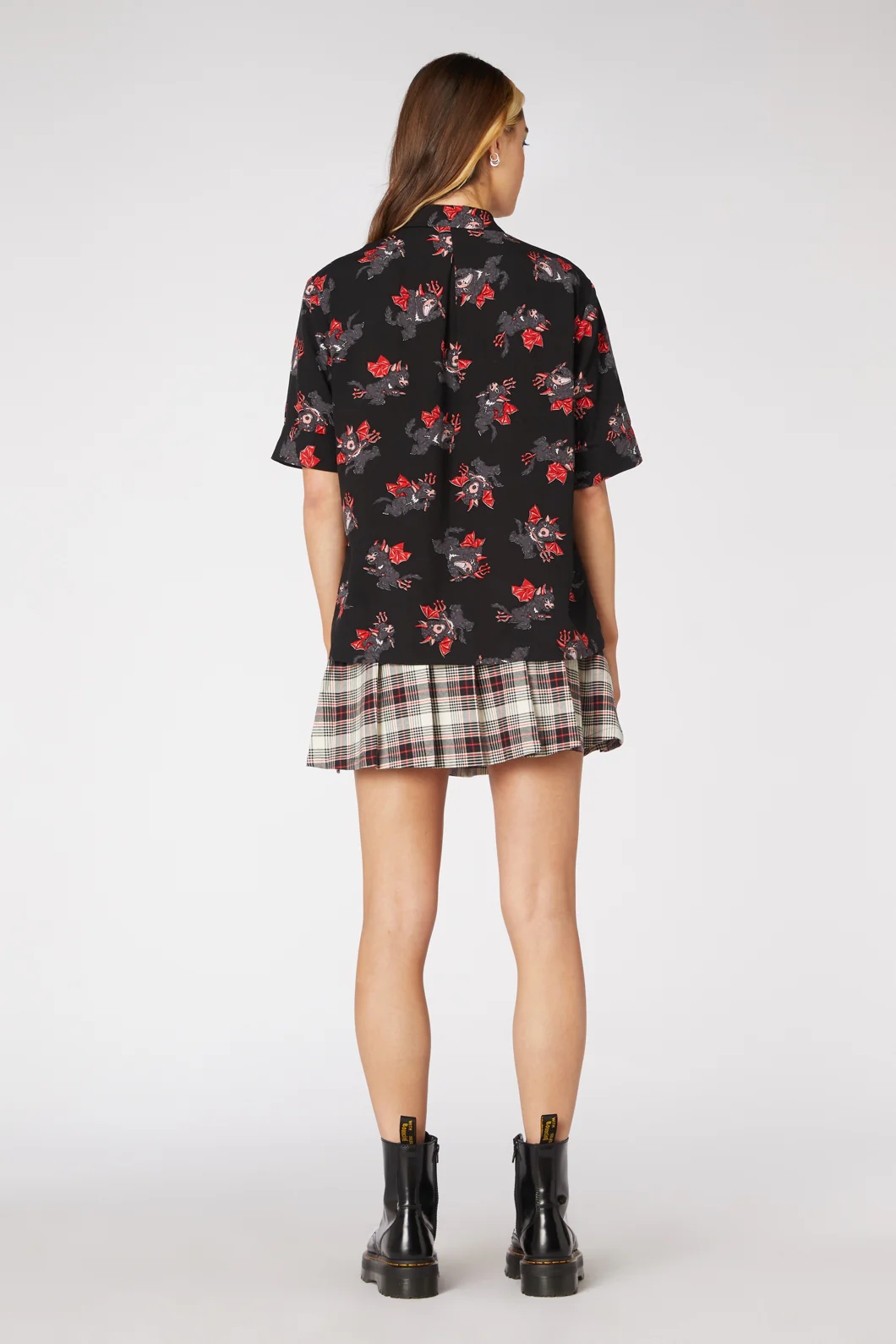 Devil Loose Viscose Blouse - Image 4