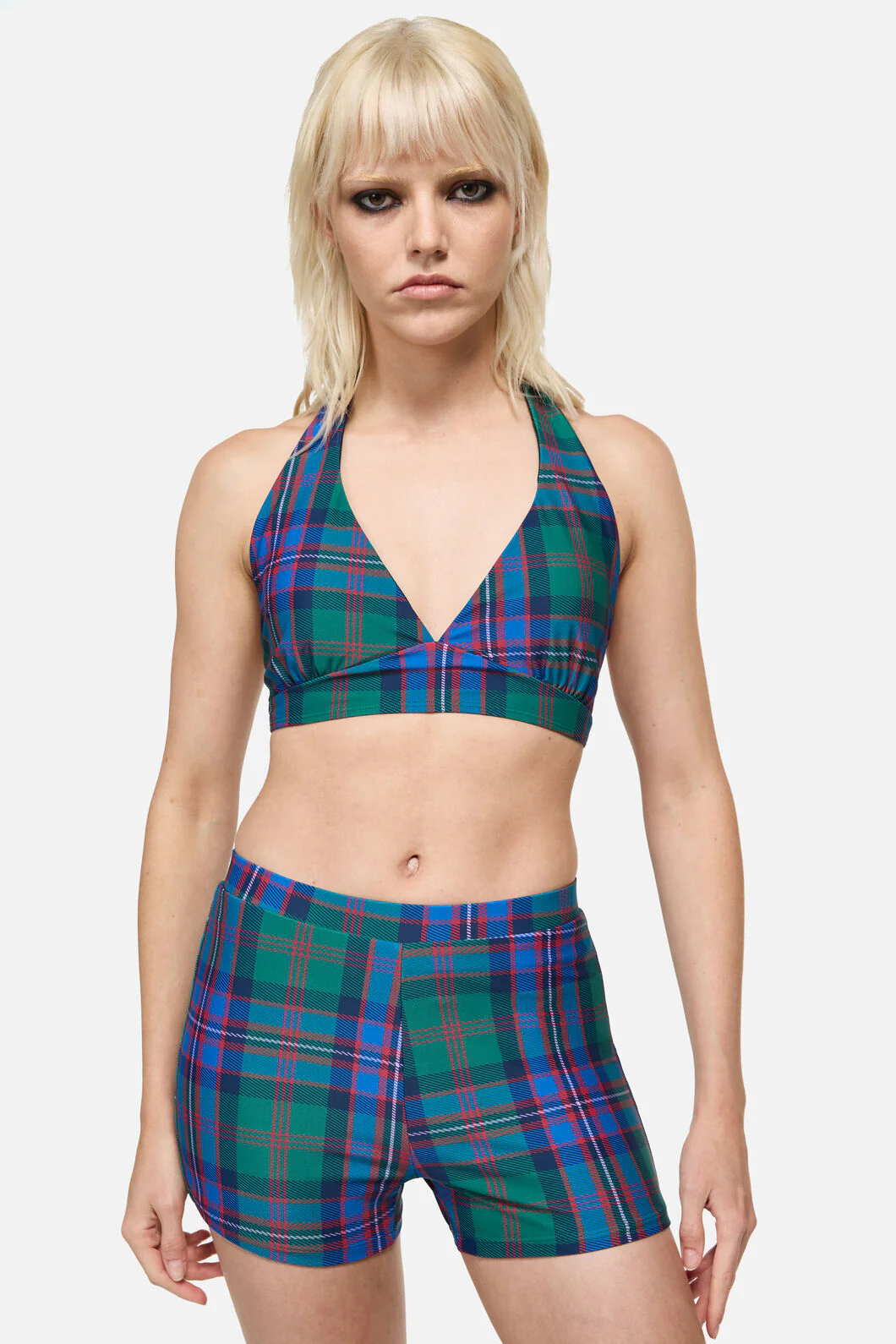 Diablo Tartan Bikini Bottom - Image 2