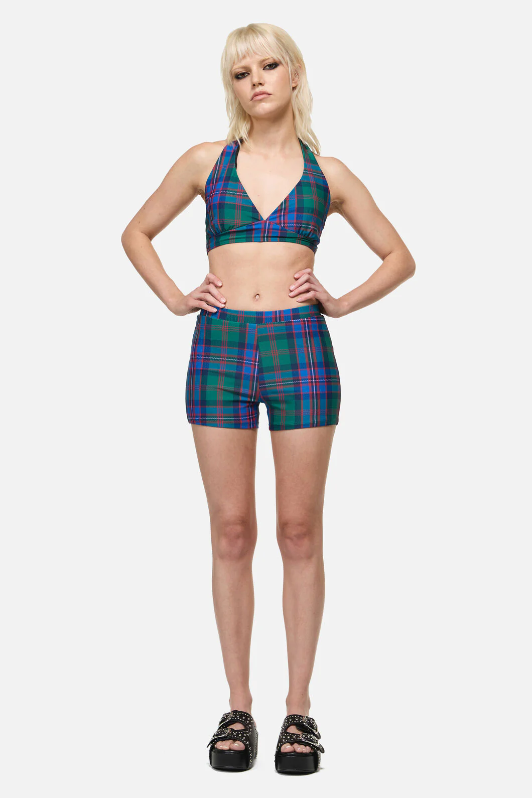 Diablo Tartan Bikini Top - Image 4