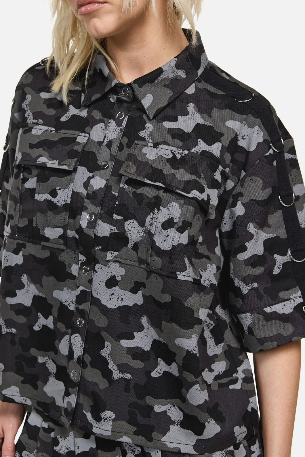 Disruptive Camo Boxy Crop Shirt - Image 7