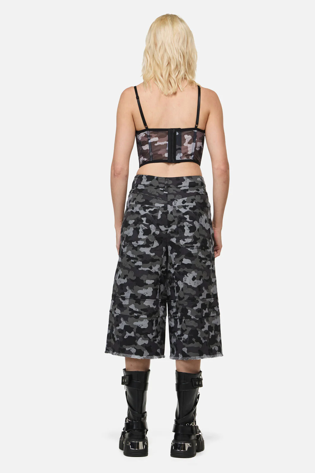 Disruptive Camp Distressed Jorts - Image 6