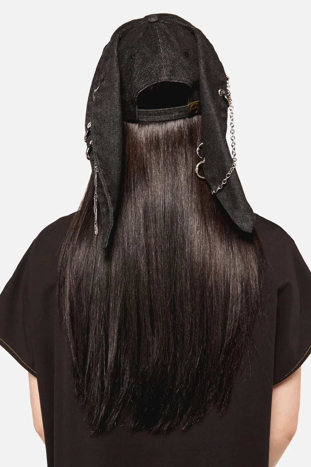Distressed Pierced Cap with Ears - Image 5
