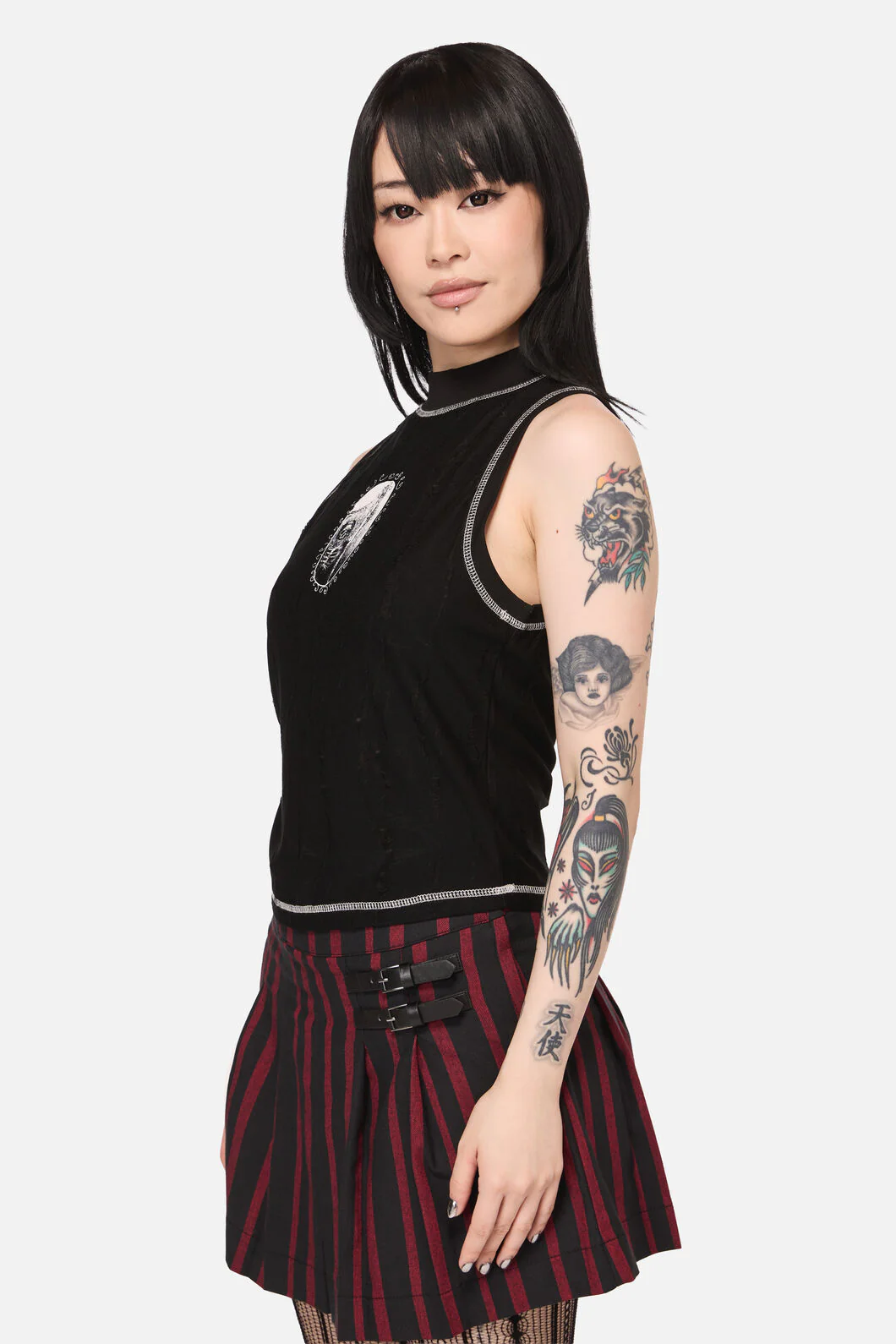 Disturbing Goth Tank Top - Image 2