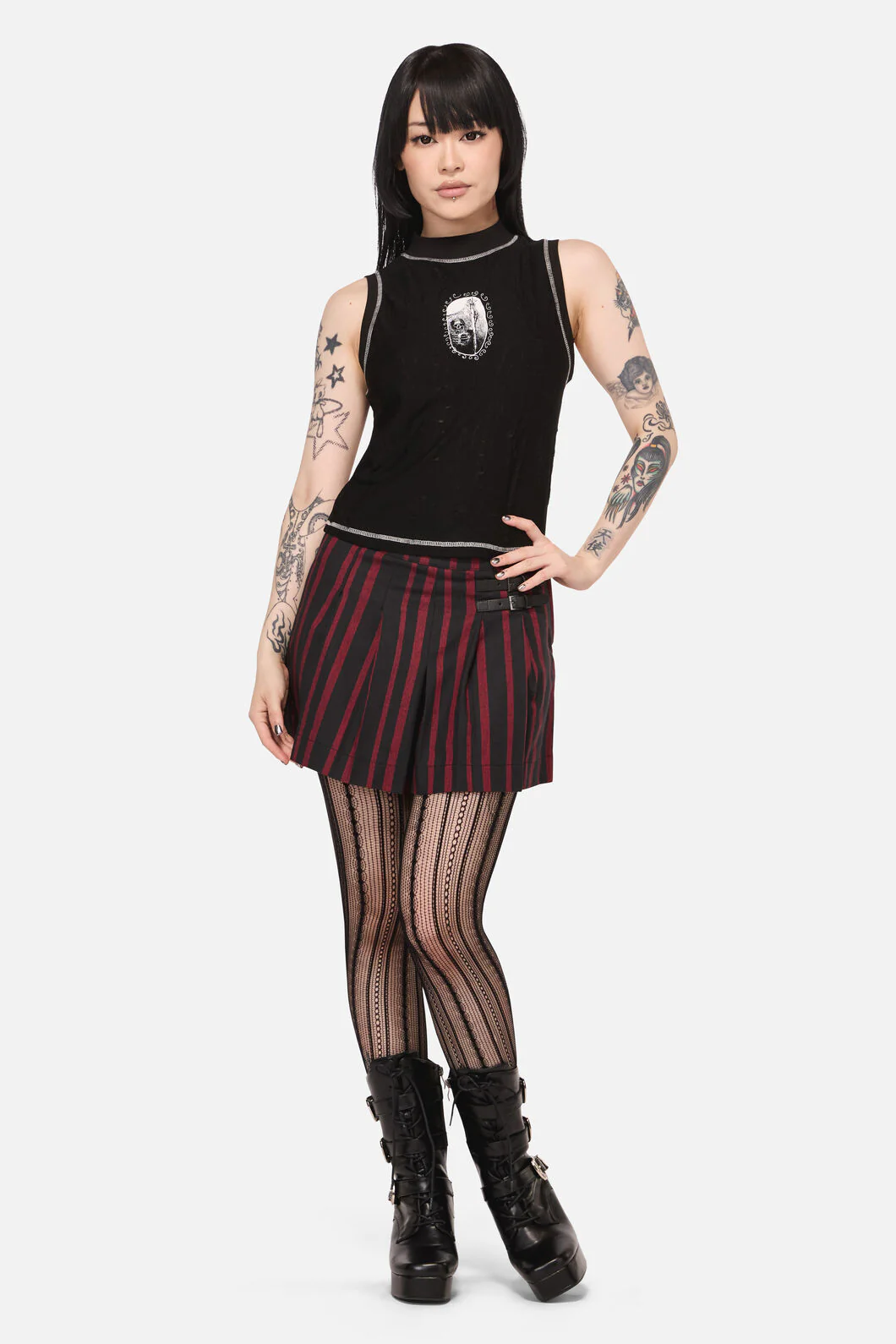 Disturbing Goth Tank Top - Image 4