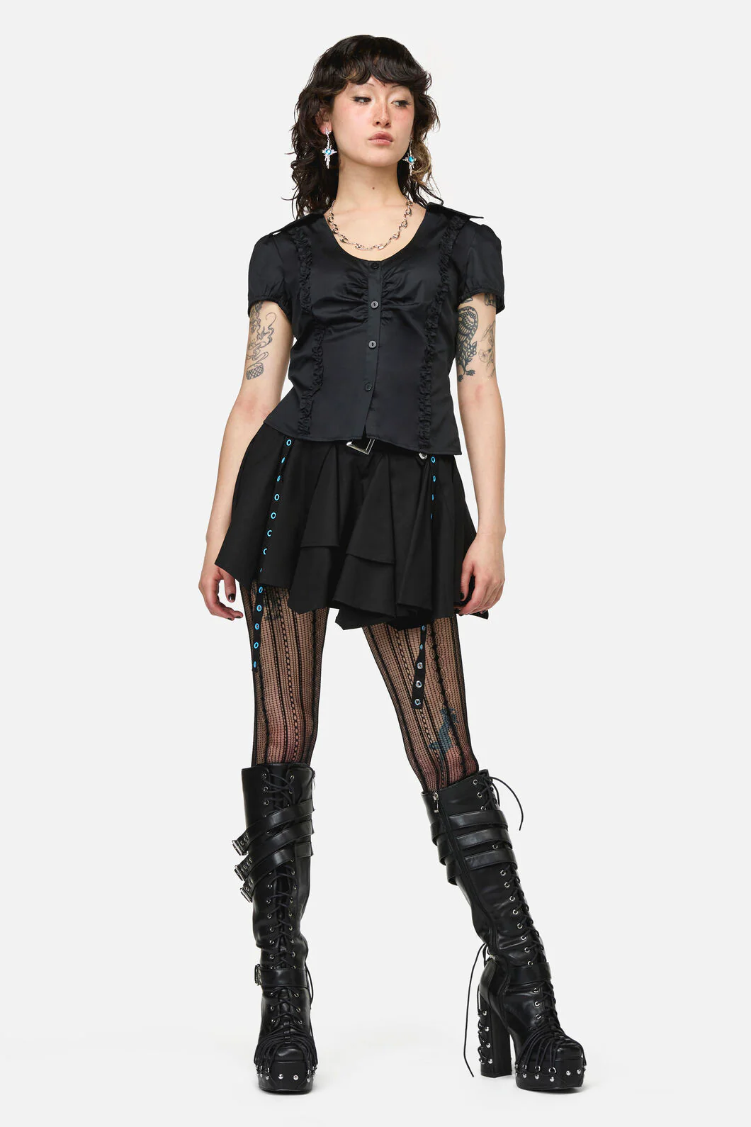 Divination Goth Blouse - Image 5