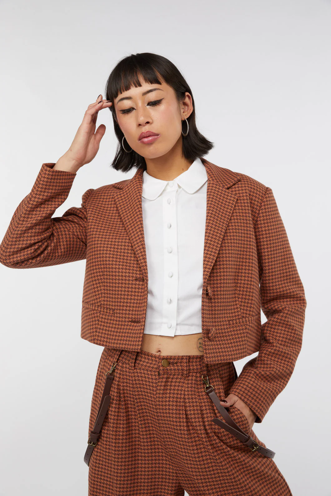 Dodo Houndstooth Blazer - Image 3