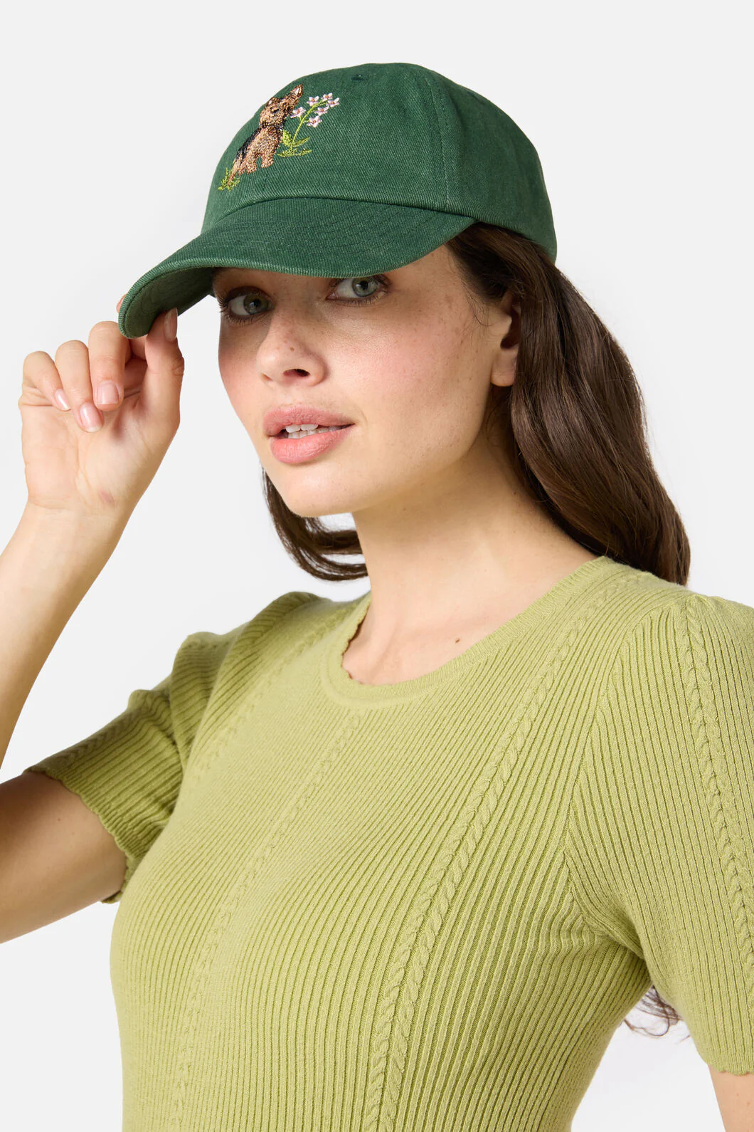 Dog Embroidery Cap - Image 2