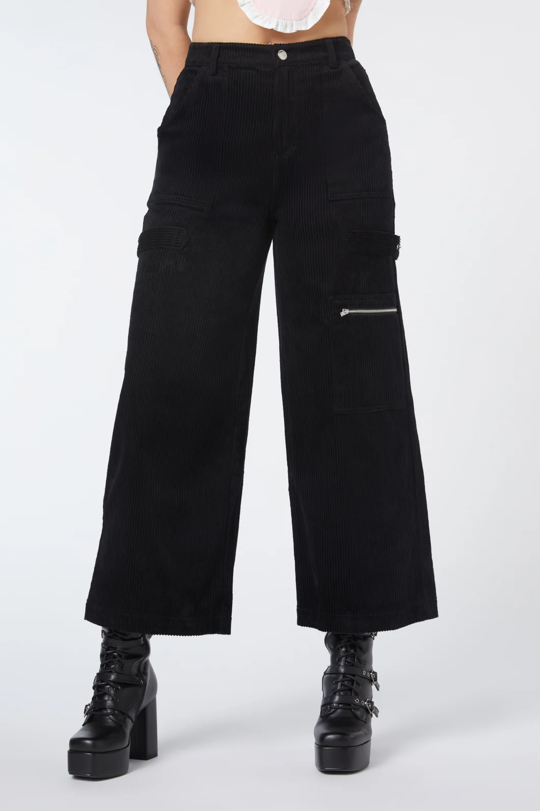 Dolly Cord Wide Leg Cargo - Image 2