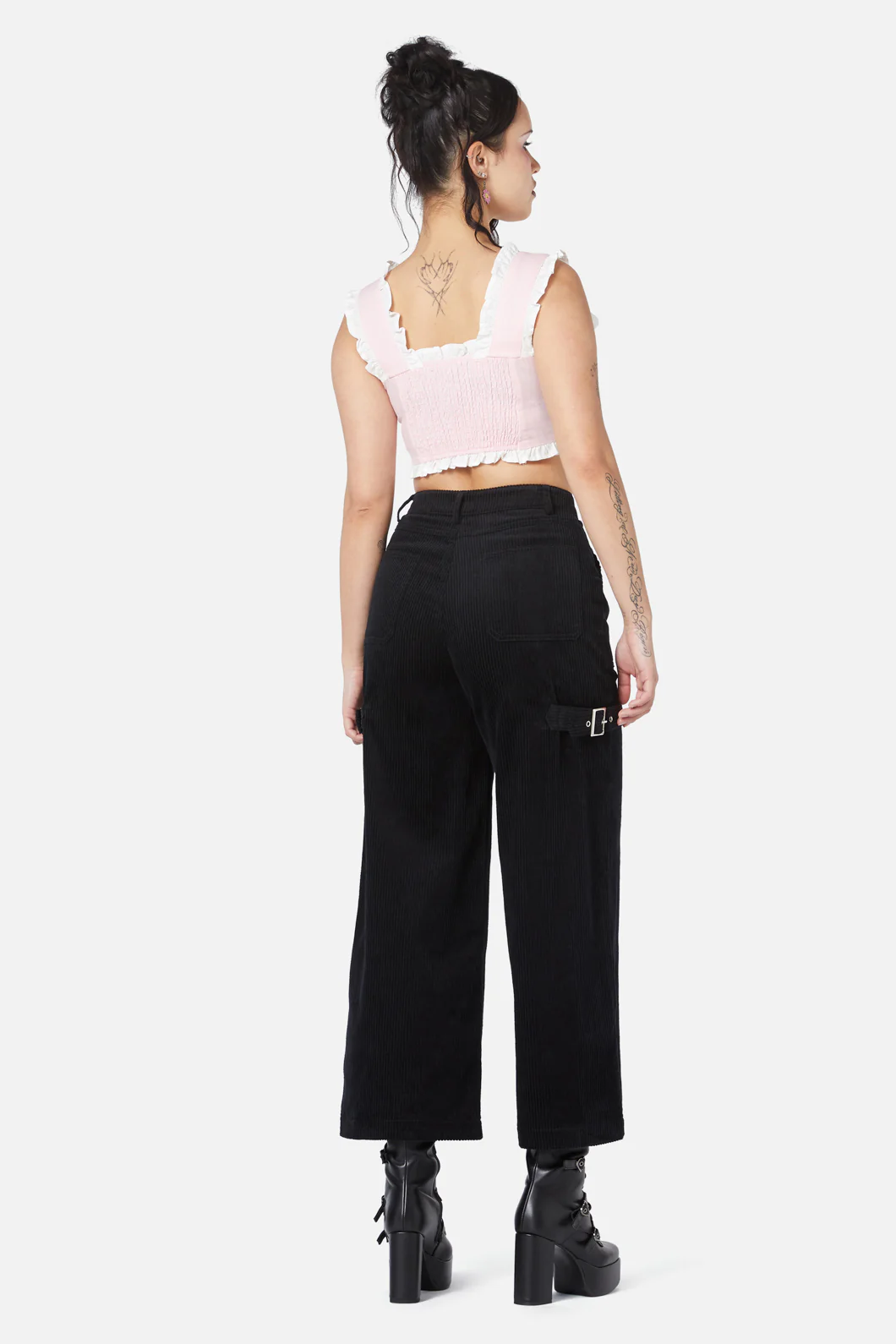 Dolly Cord Wide Leg Cargo - Image 4
