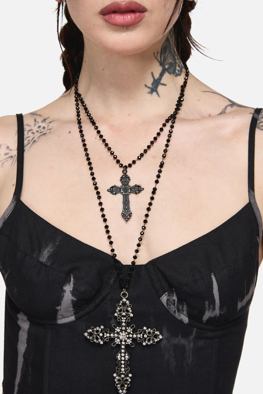 Double Cross Necklace - Image 2
