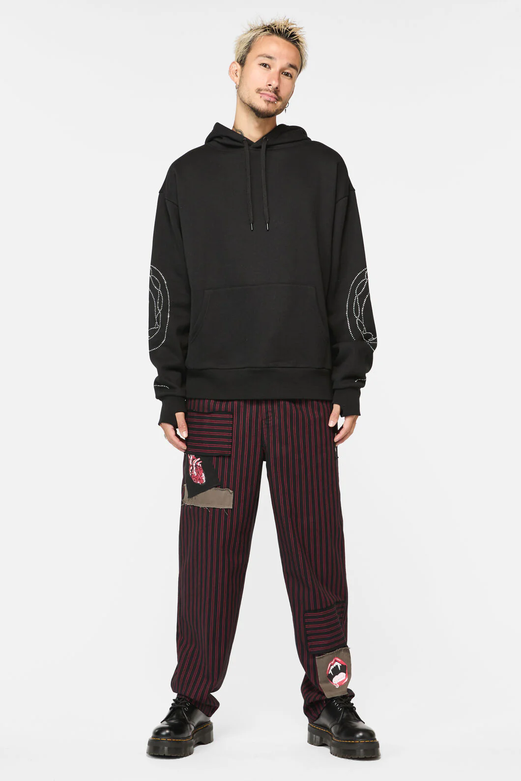 Dragon Wings Diamante Hoodie - Image 2