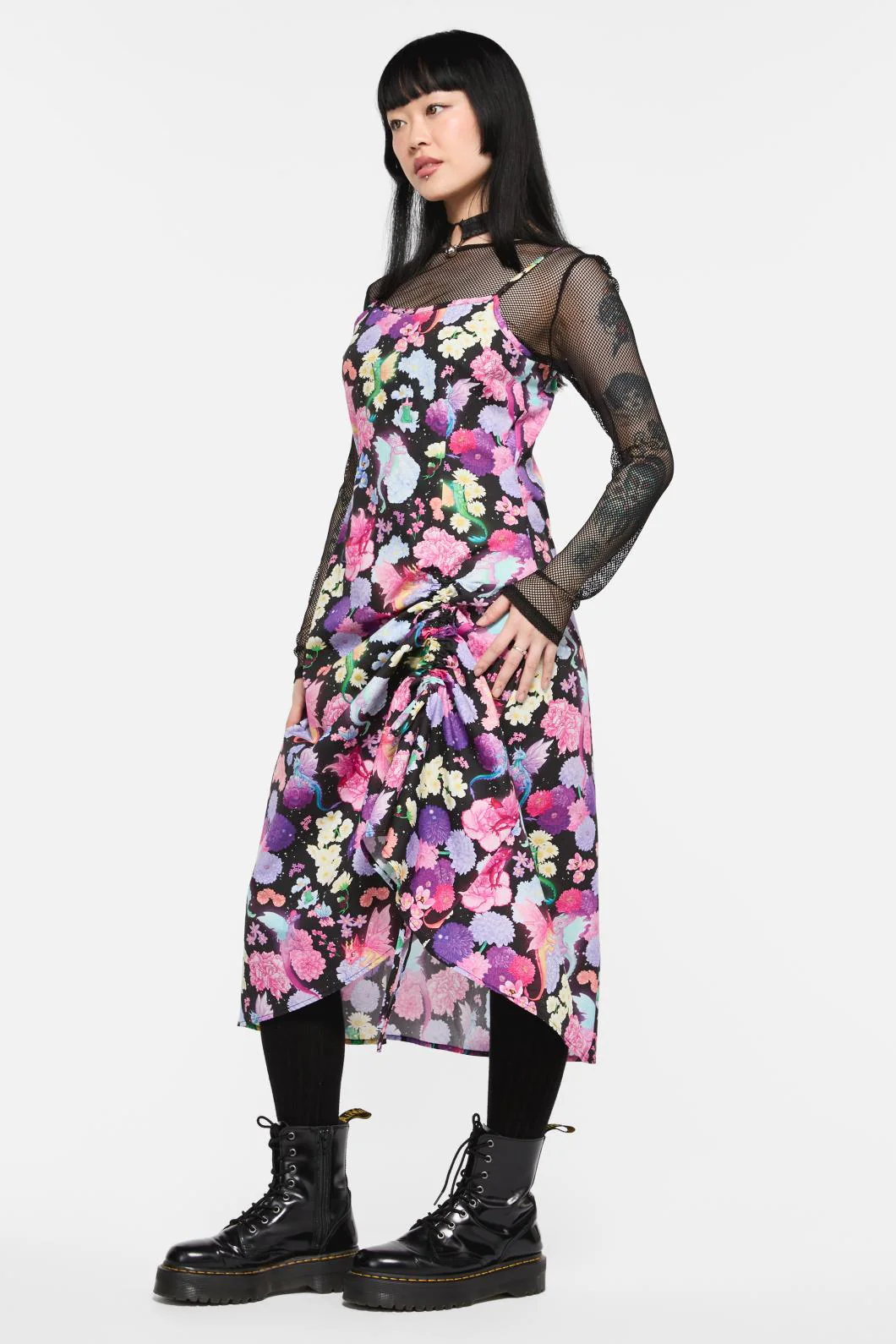 Dragons Grove Drawstring Slip Dress - Image 3