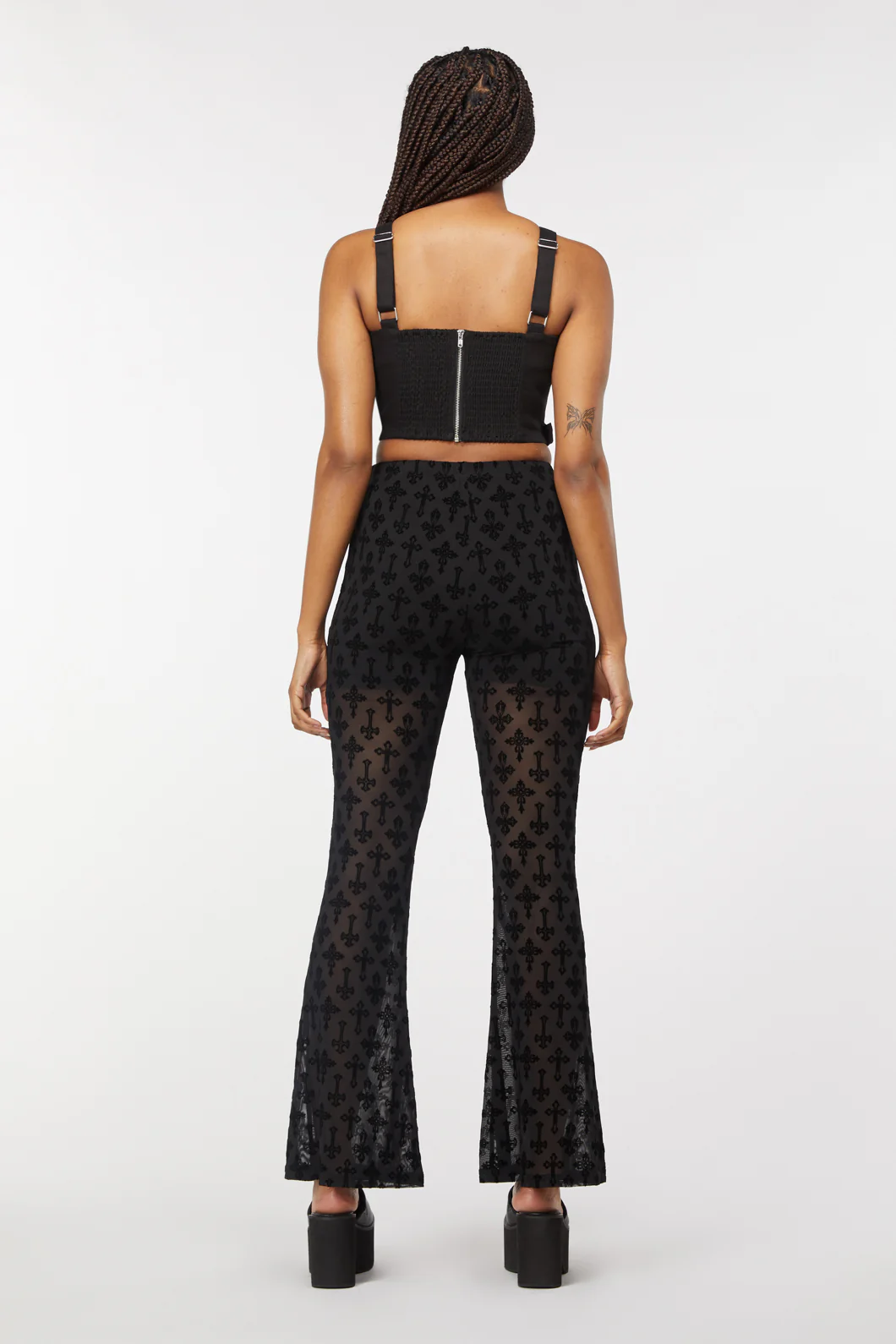Duality Eyelet Belted Top - Image 5