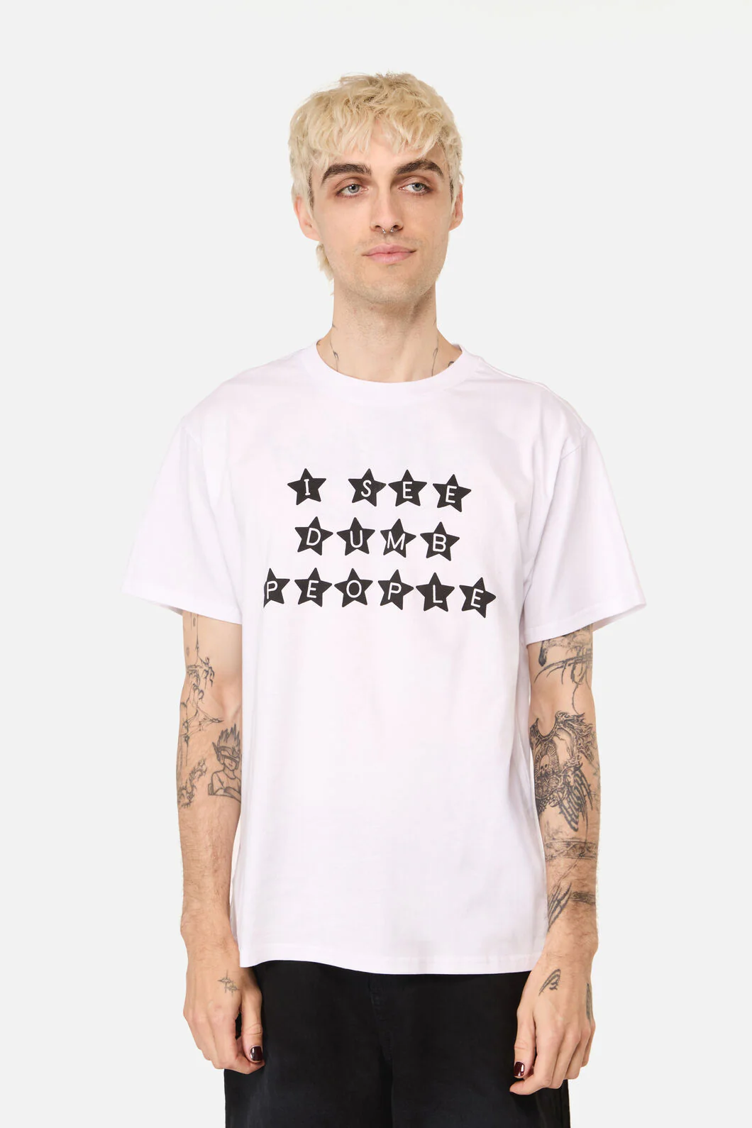 Dumb People Unisex Tee - Image 2