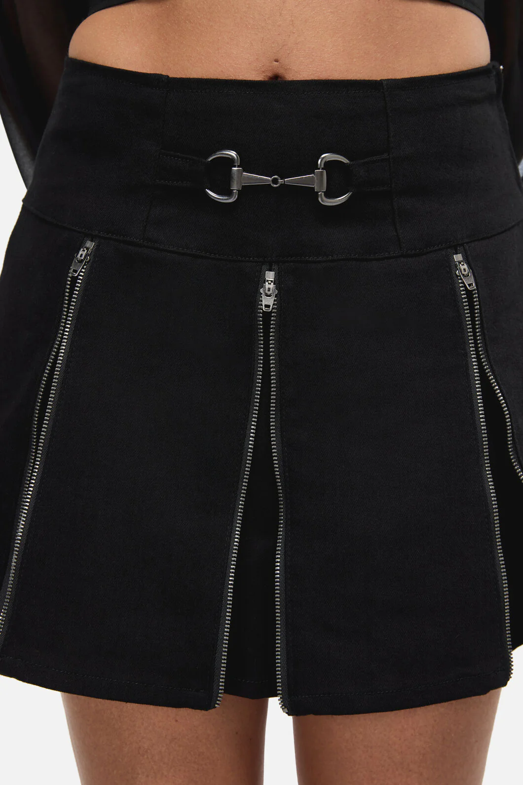 Dystopia Goth Buckle Skort - Image 6