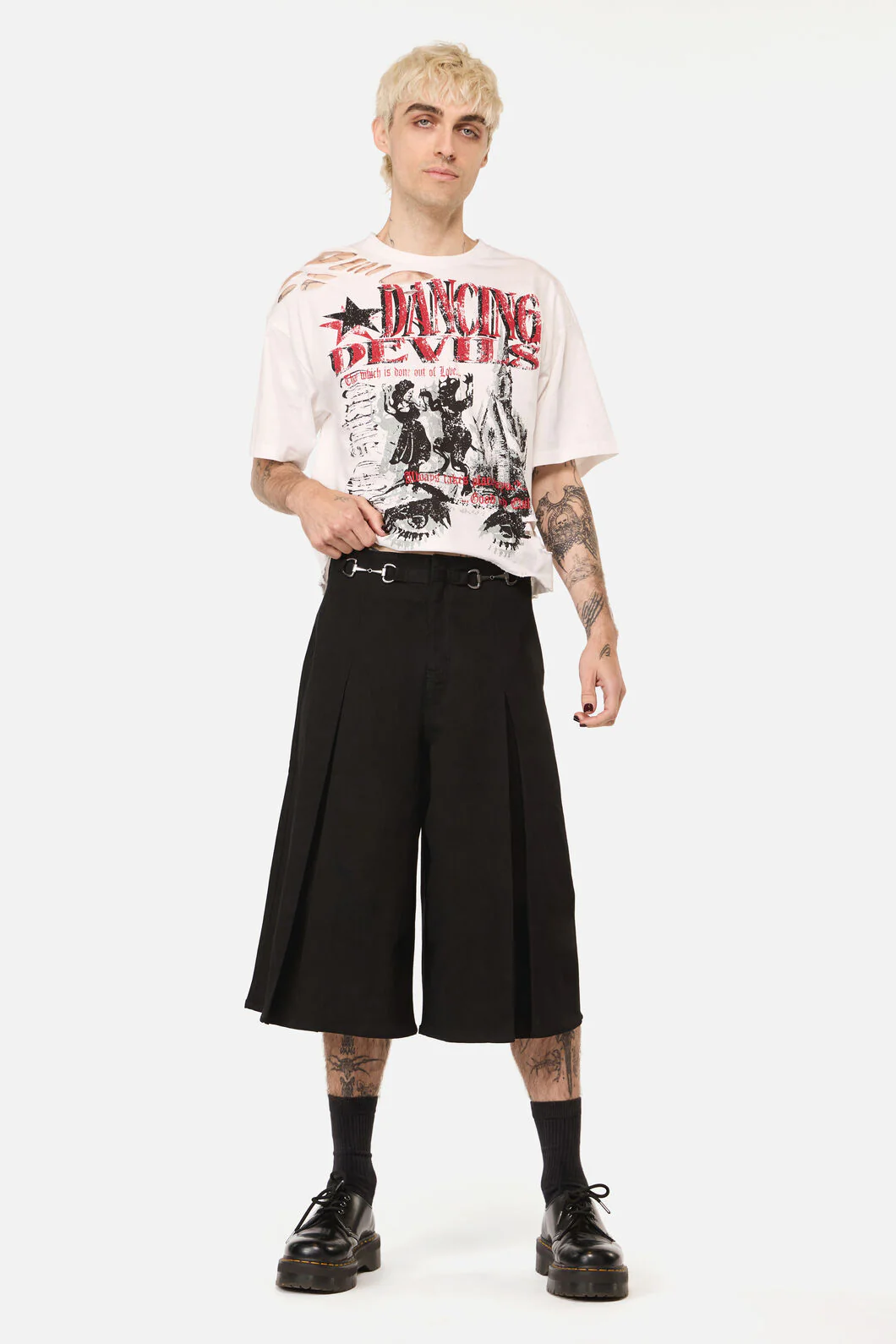 Dystopia Goth Pleat Pant