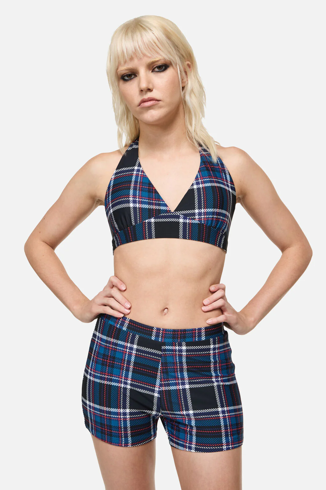 Edgy Tartan Bikini Bottom - Image 3