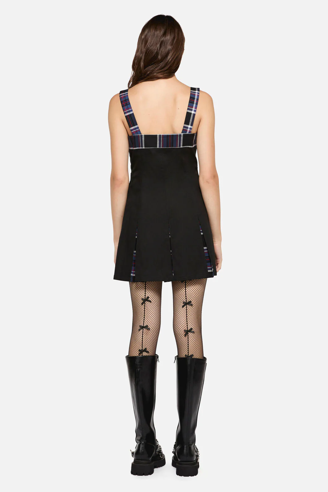 Edgy Tartan Dress - Image 4