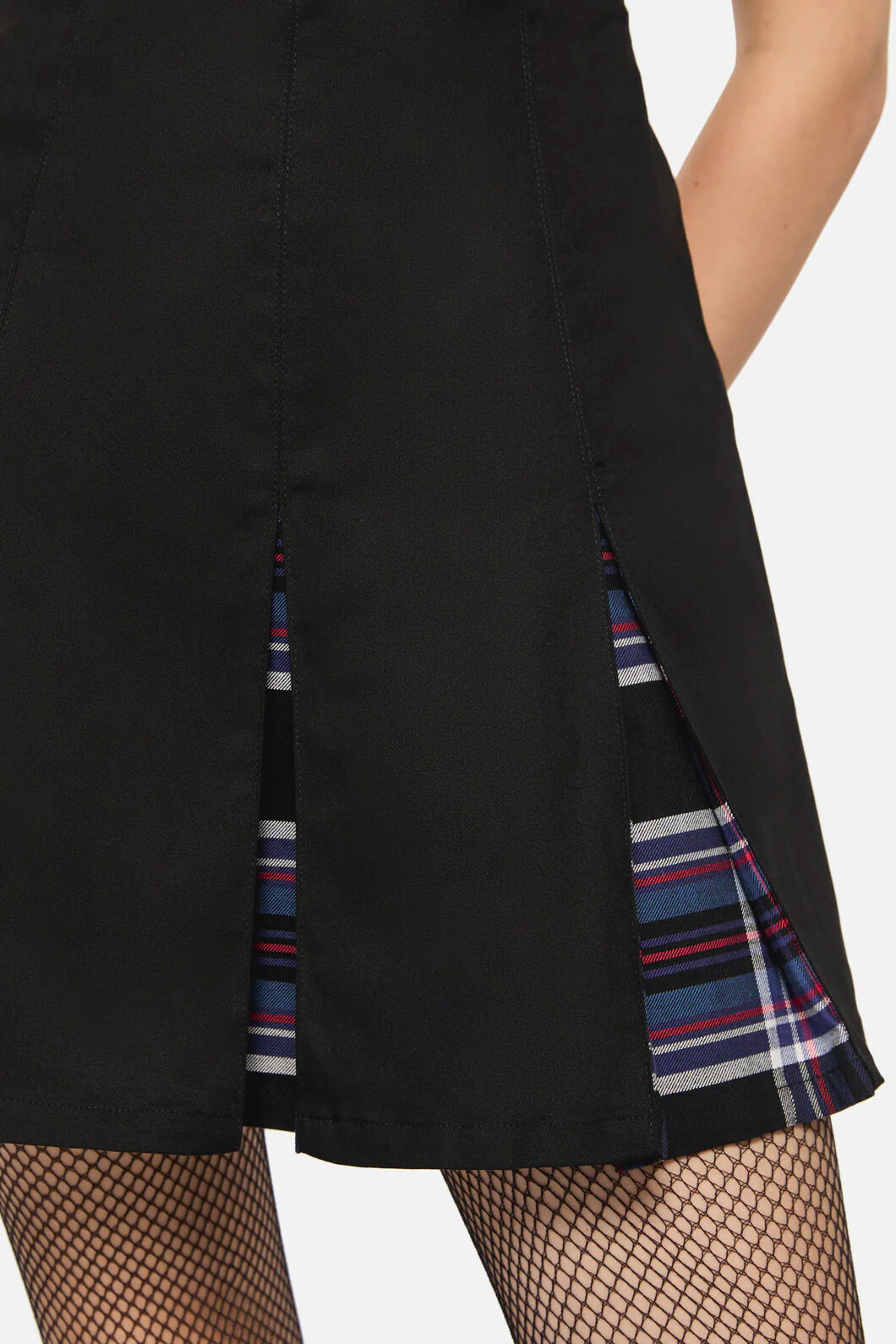 Edgy Tartan Dress - Image 6