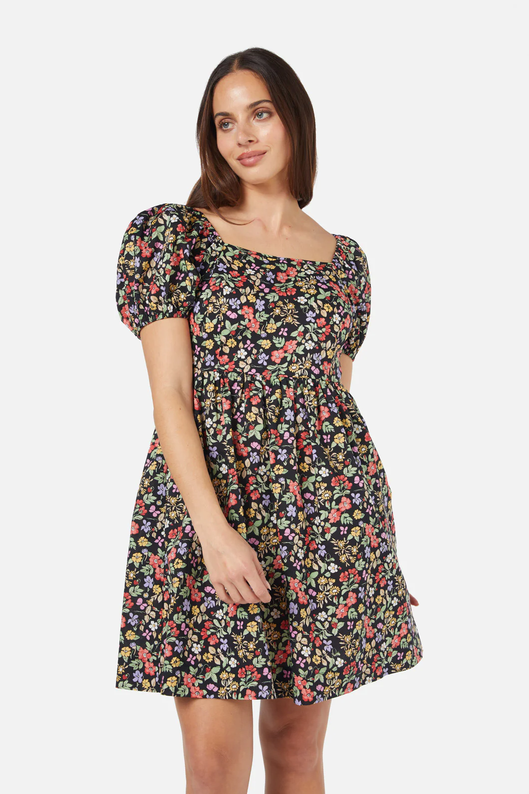 Ella Flora Mini Dress - Image 3