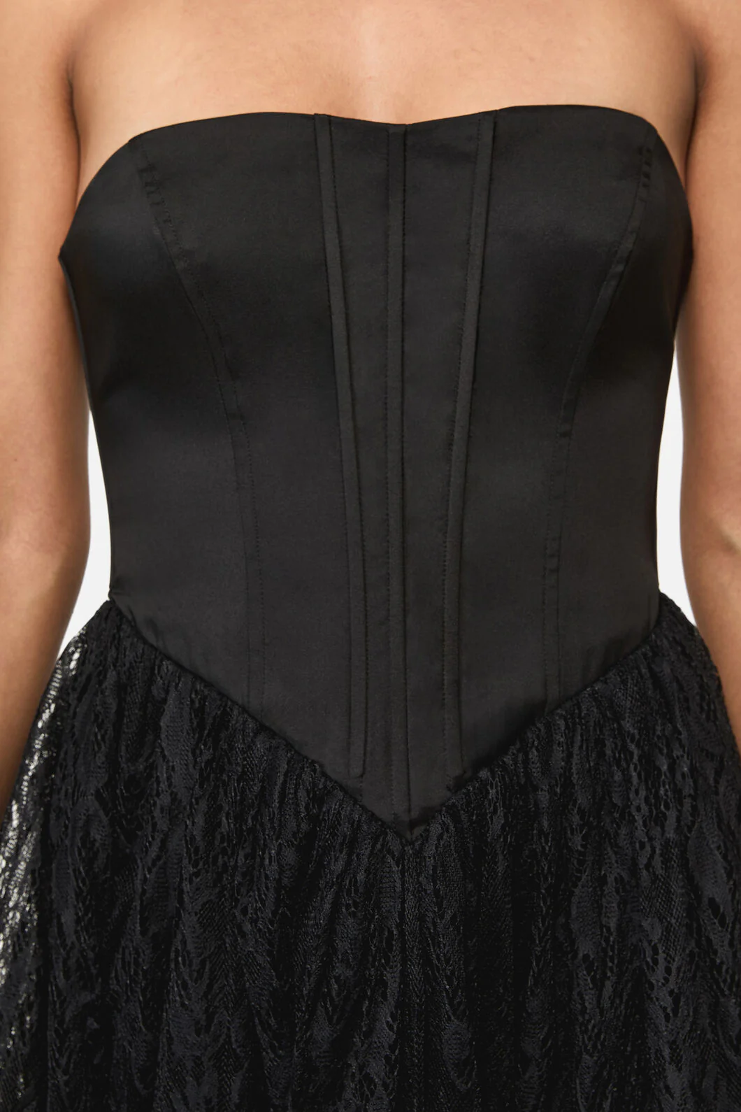 Ellen Lace Goth Formal Dress - Image 7