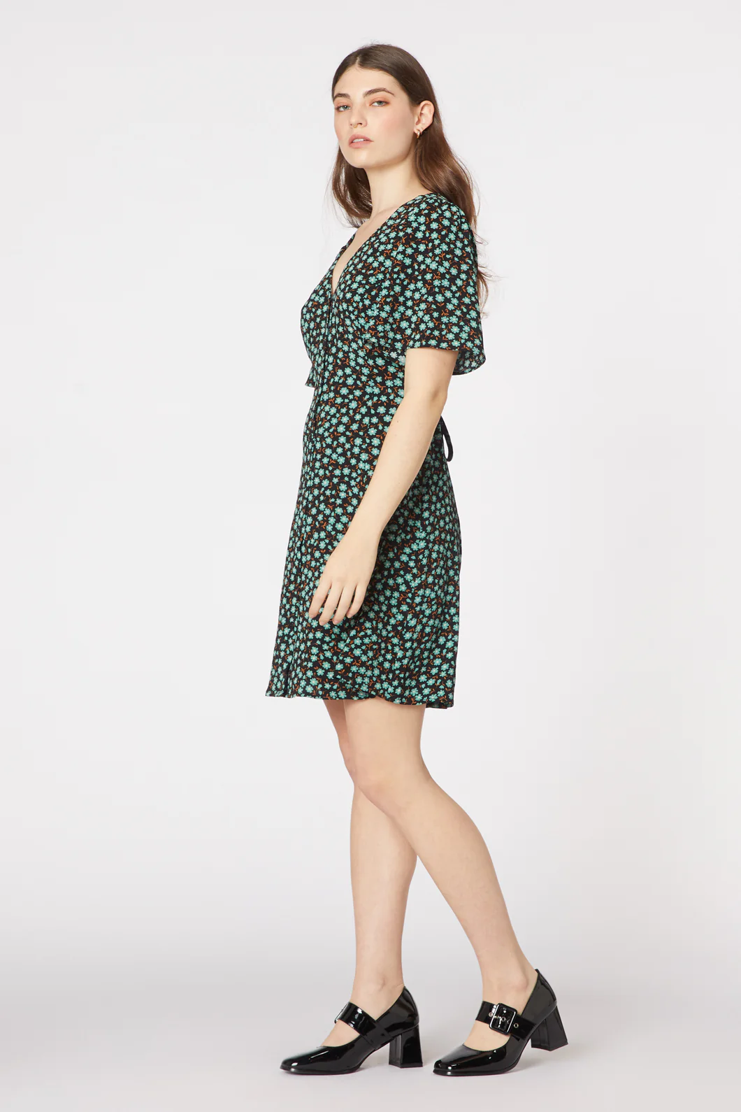Elsa Ditsy Mini Dress - Image 3