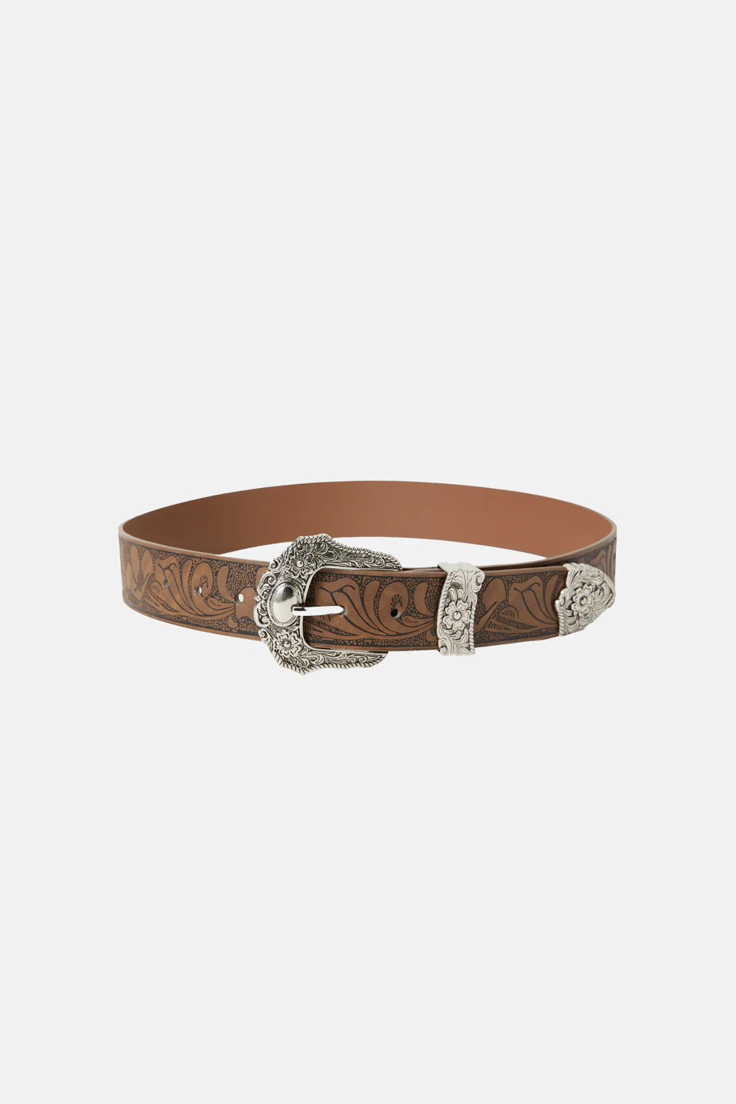 Embossed Buckle Belt - Image 3
