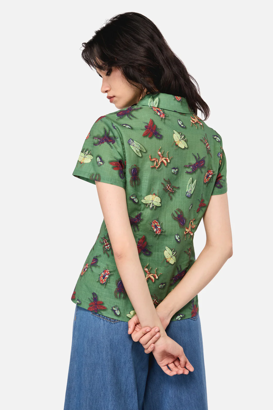 Entomology Print Blouse - Image 3