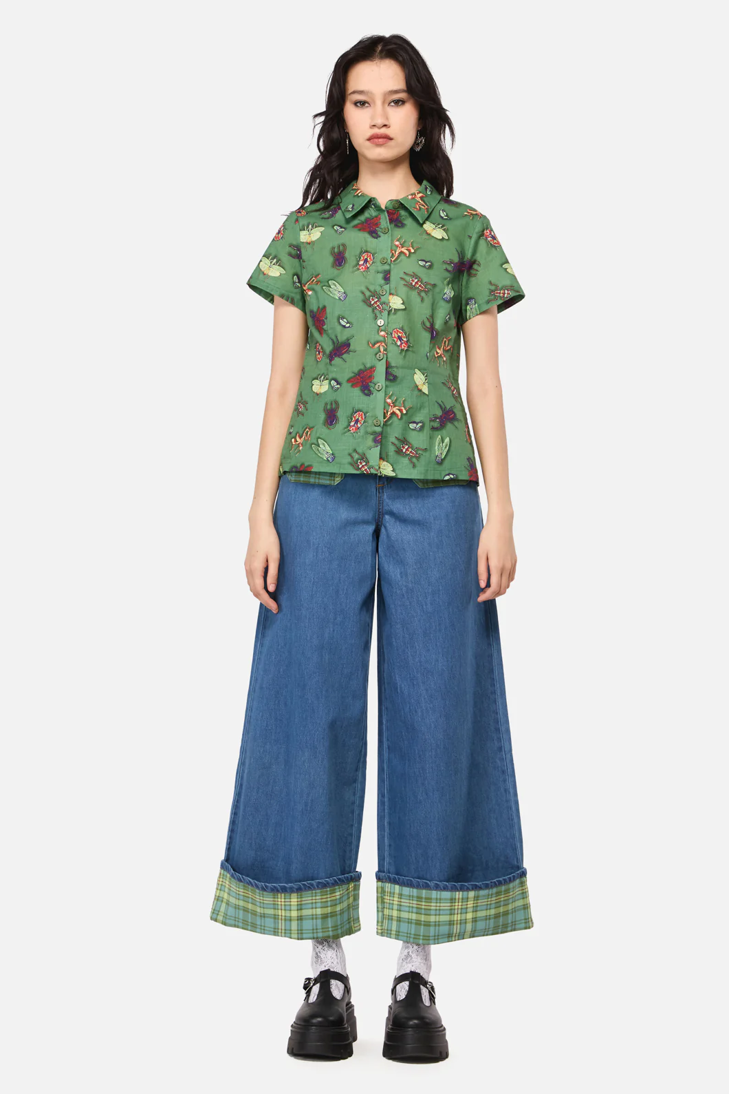 Entomology Print Blouse - Image 4