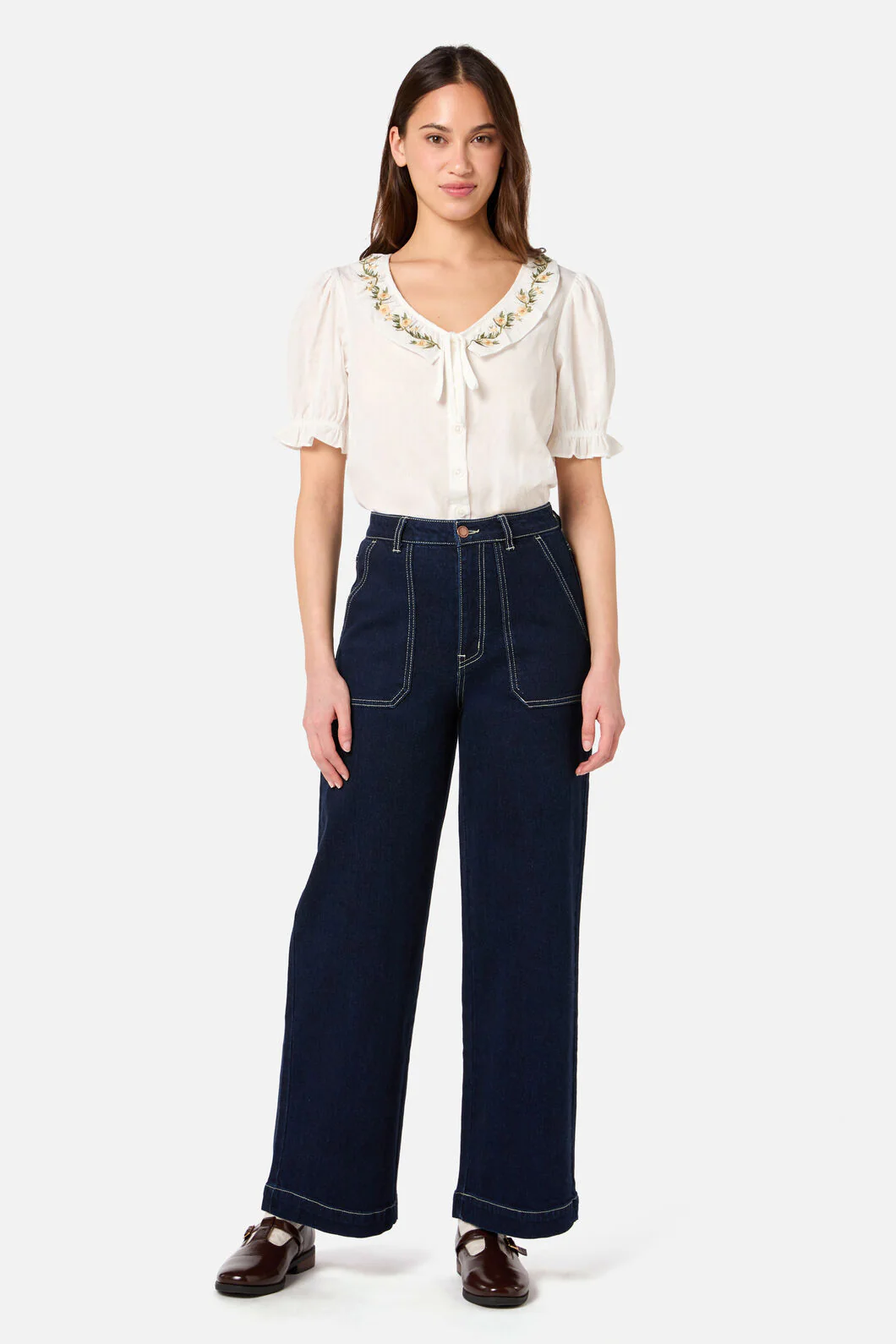 Esme Embroidered Blouse - Image 2