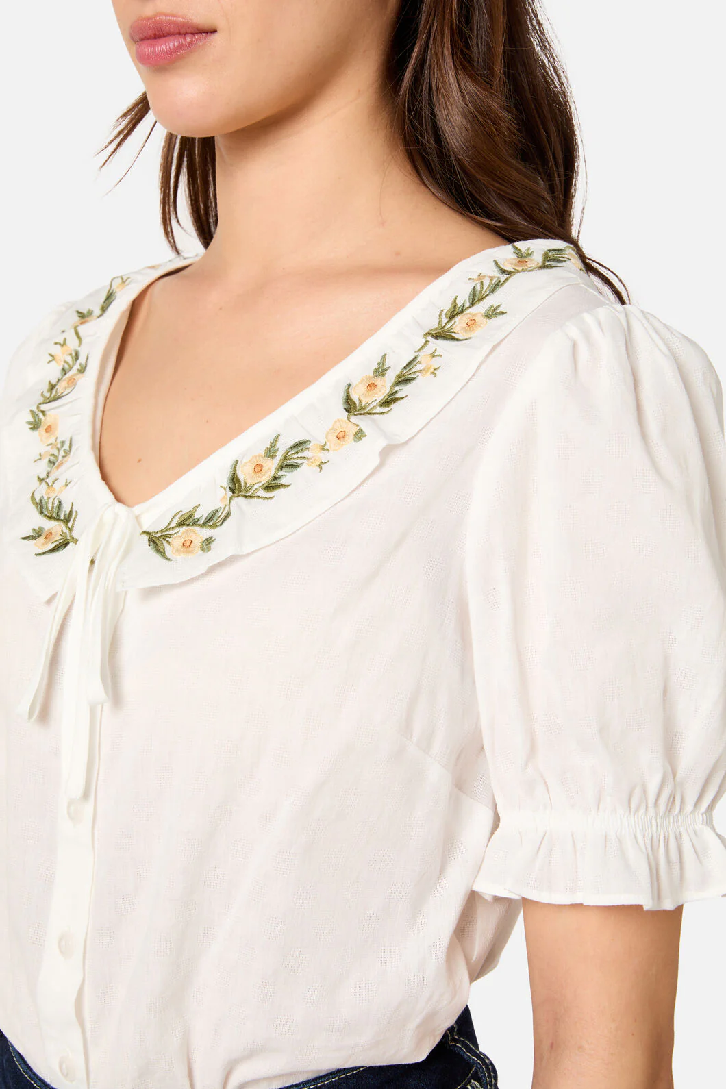 Esme Embroidered Blouse - Image 6