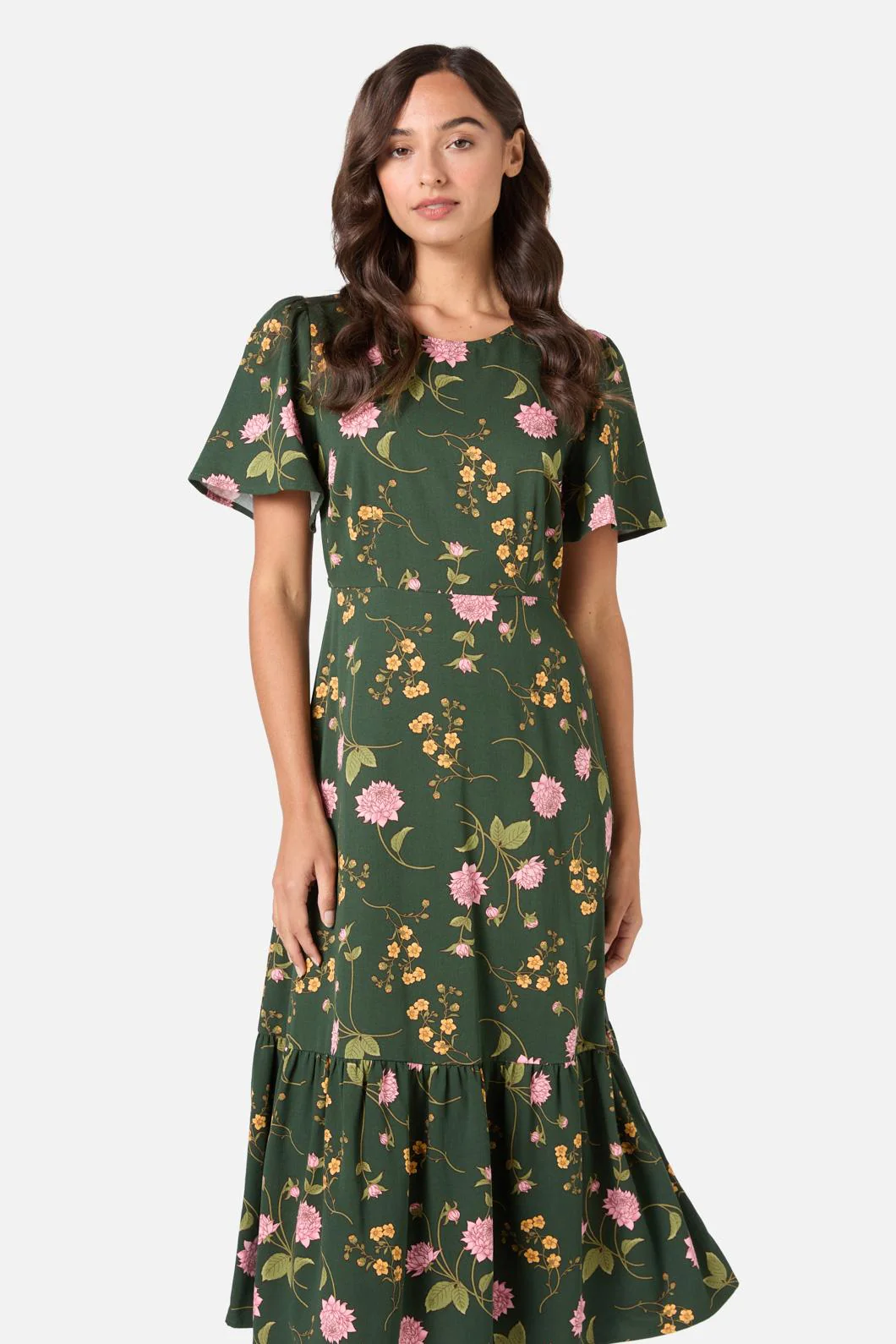 Esmerelda Floral Midi Dress - Image 2