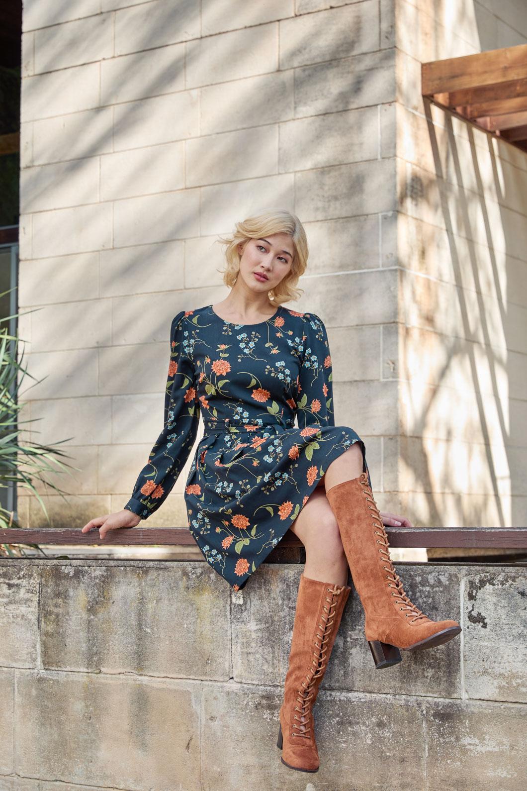 Esmerelda Floral Mini Dress - Image 6