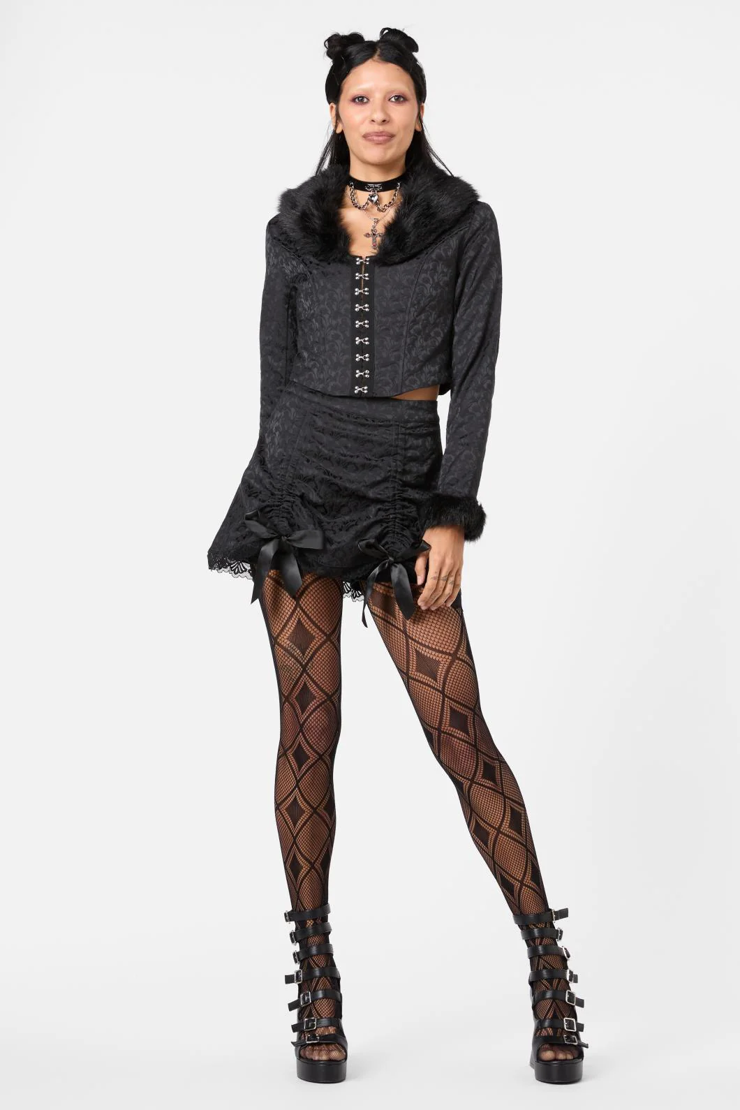 Fable Brocade Skirt - Image 3