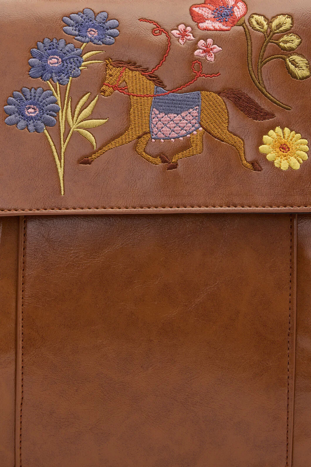 Fancy Horse Embroidery Backpack - Image 7