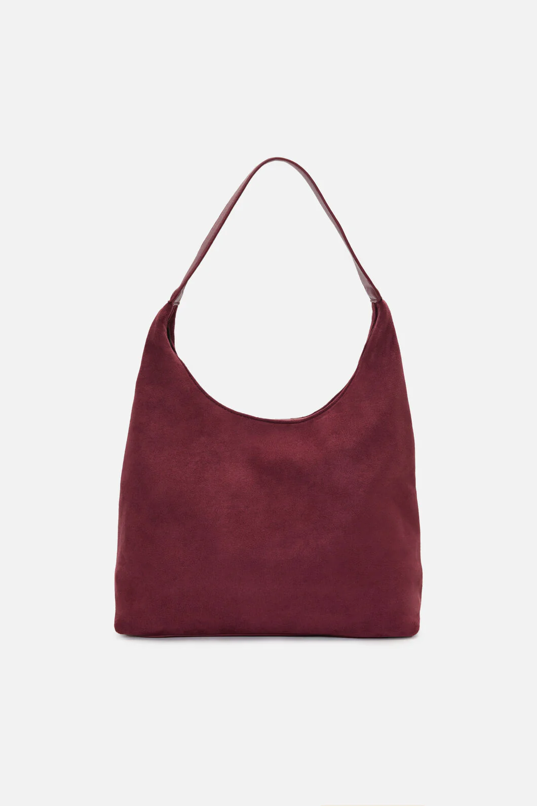 Faux Suede Slouch Bag - Image 5