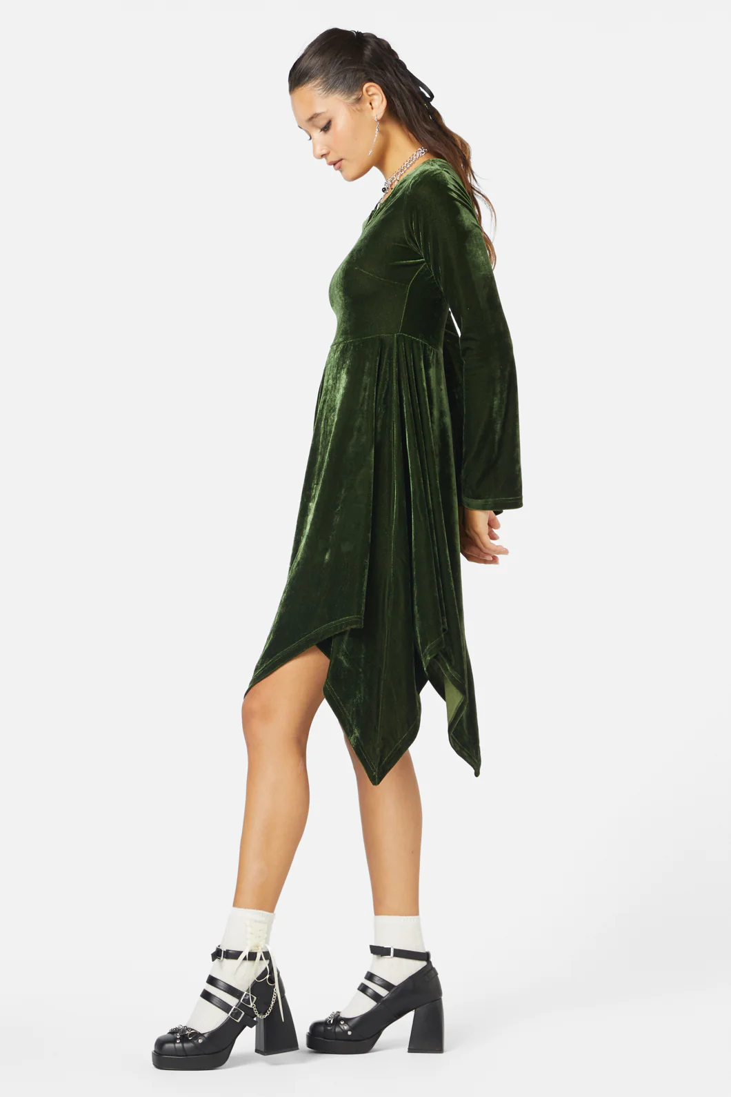 Fern Velvet Dress - Image 12