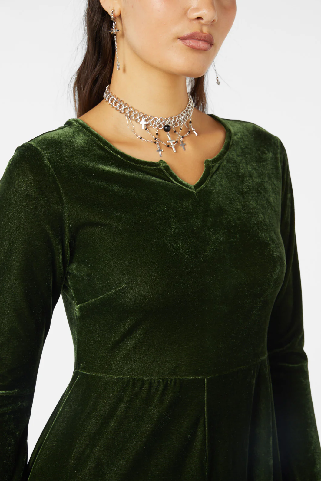 Fern Velvet Dress - Image 15
