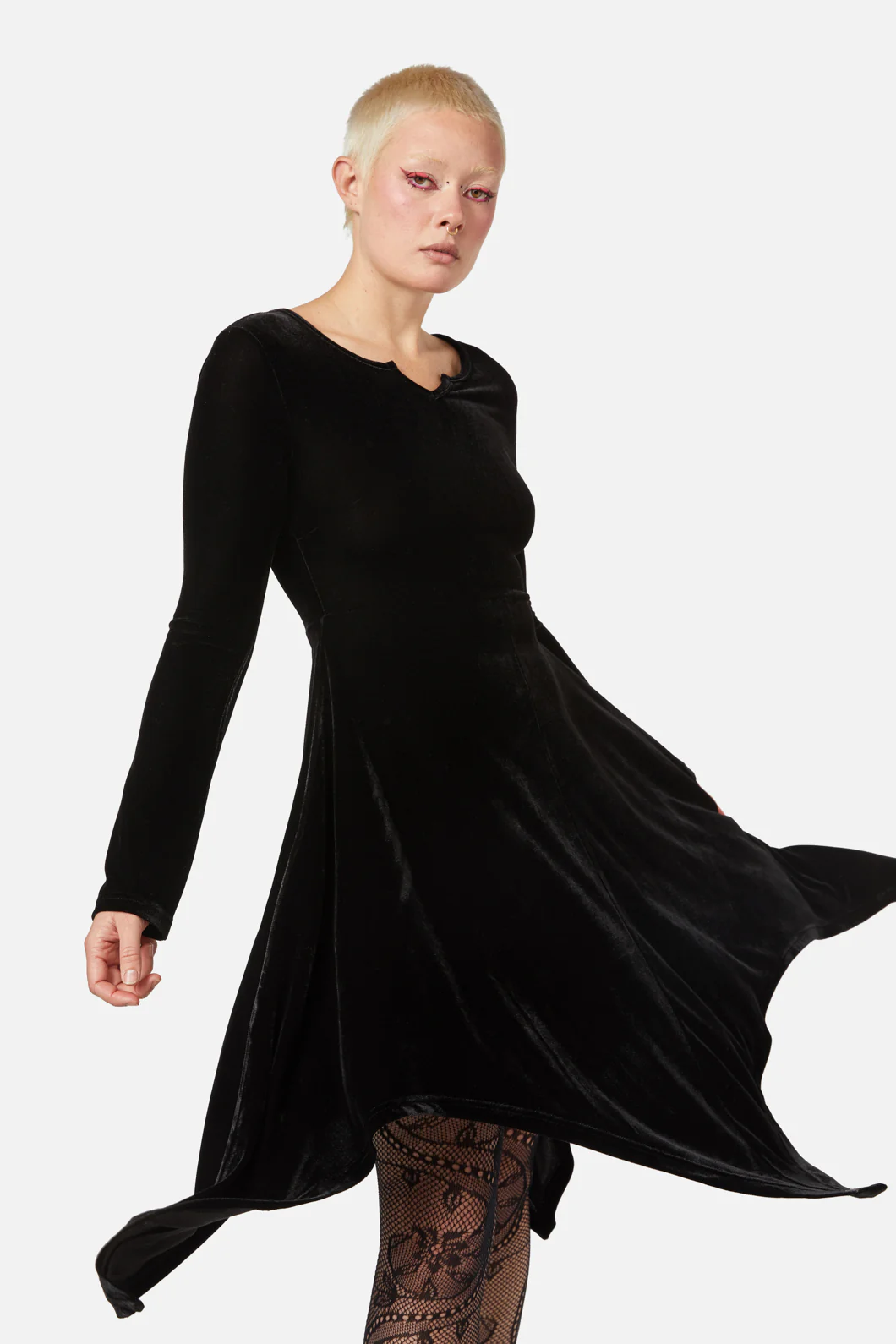 Fern Velvet Dress - Image 4
