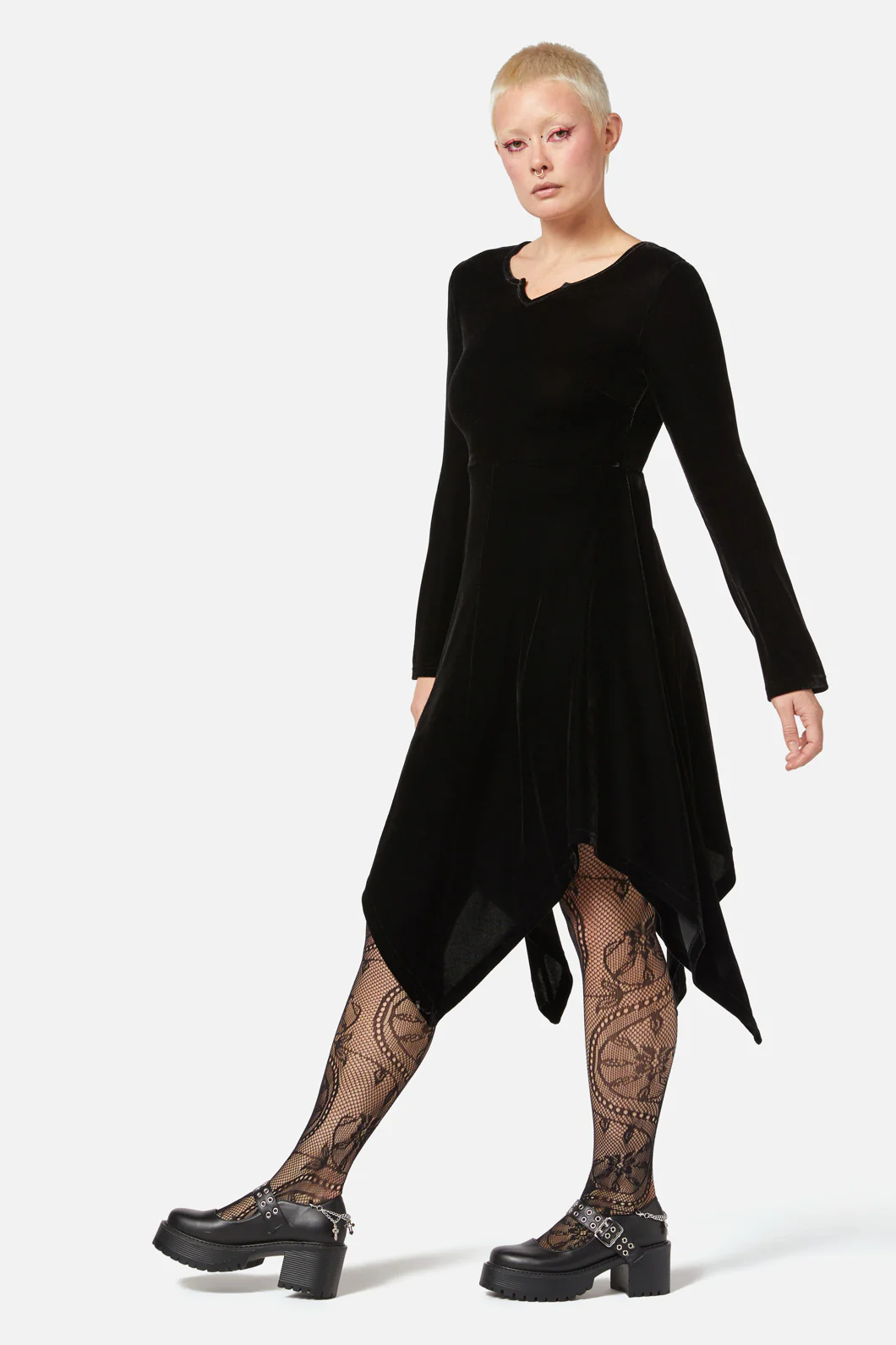 Fern Velvet Dress - Image 5