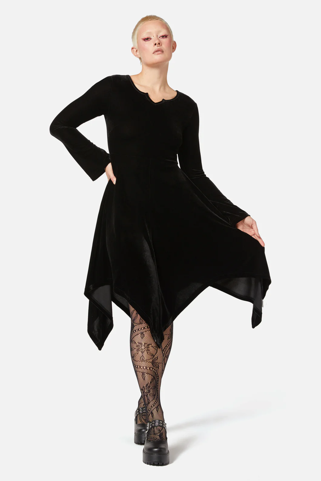 Fern Velvet Dress - Image 6