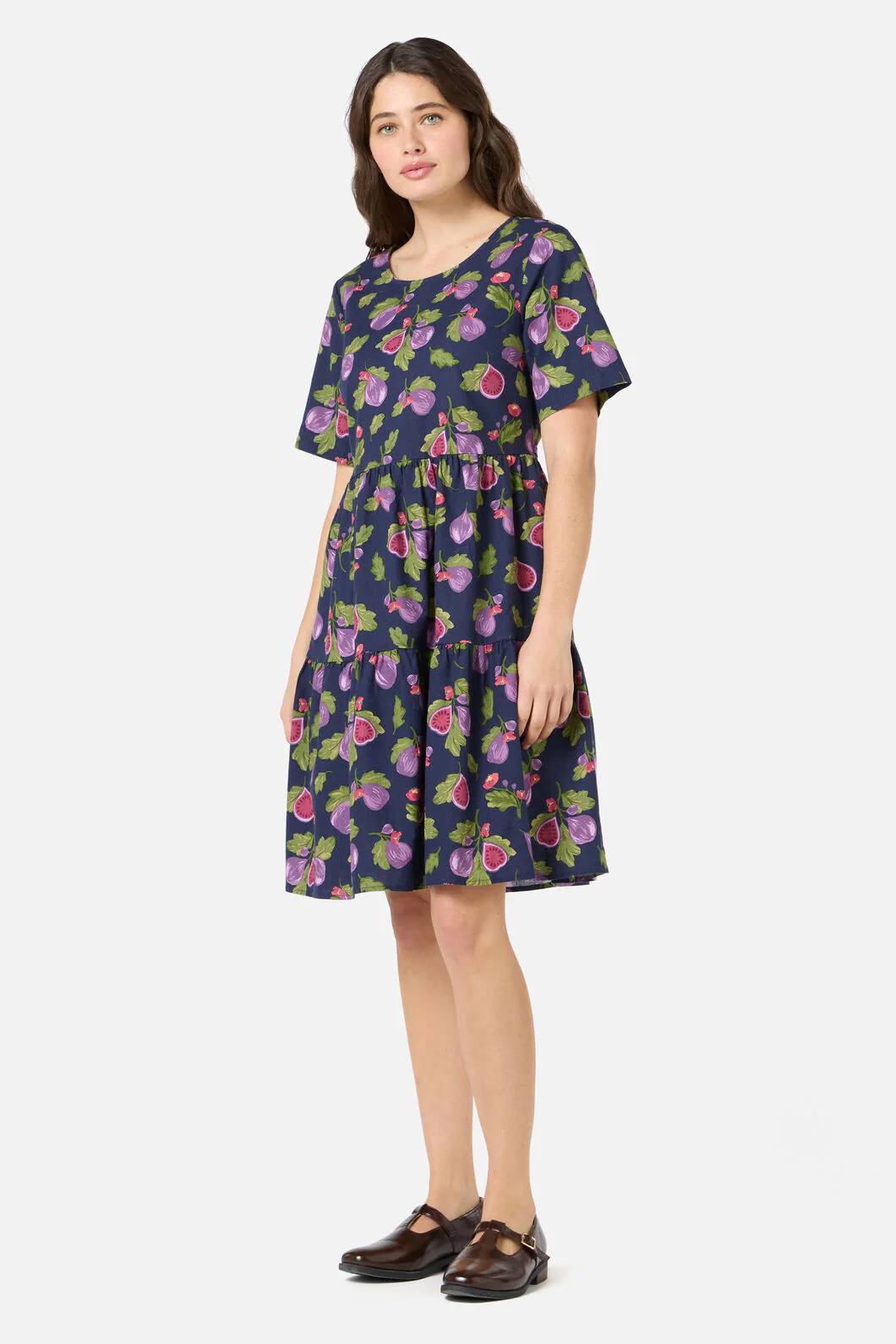 Fig Tiered Smock Dress - Image 4