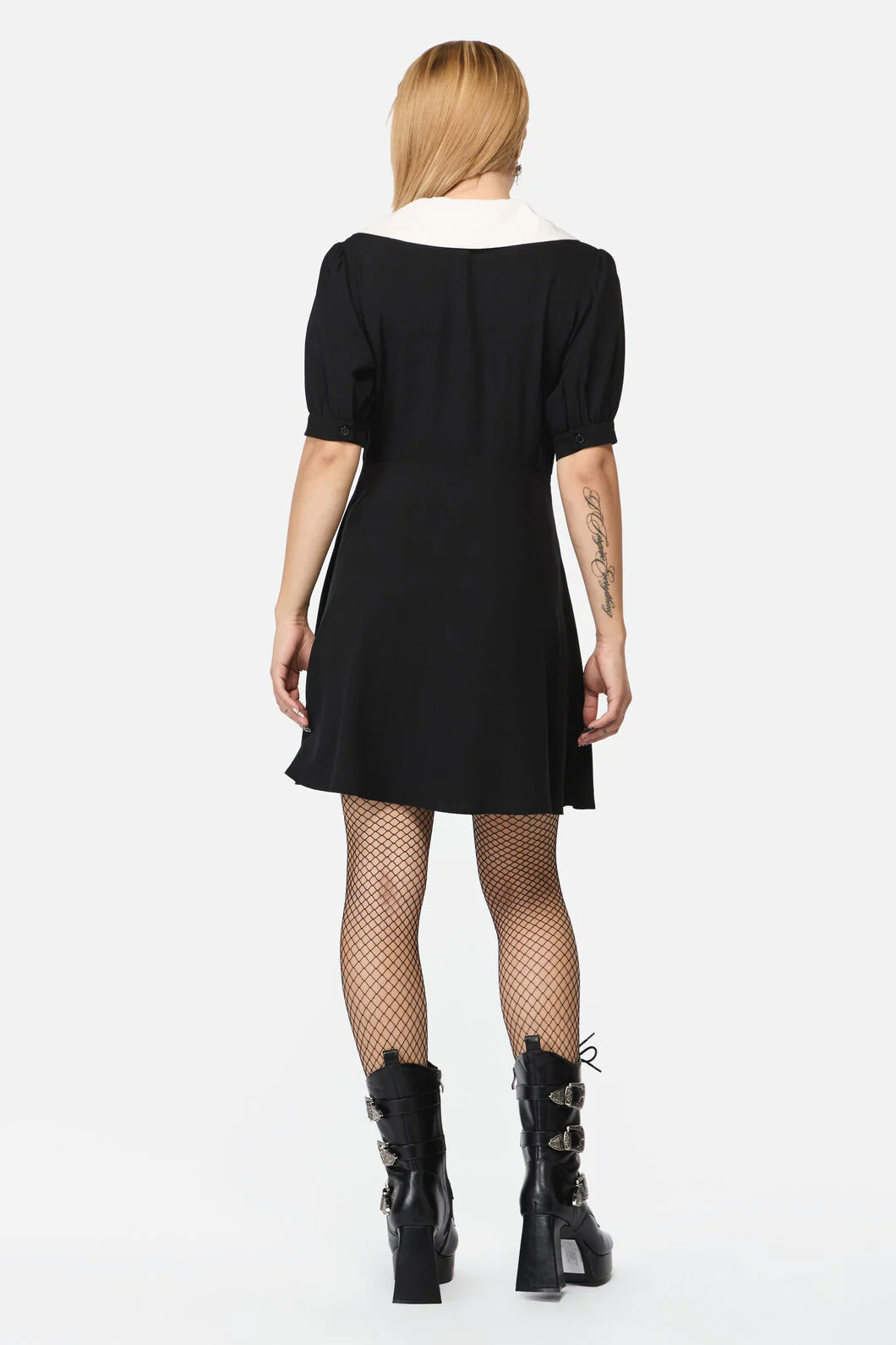 Fiona Contrast Collar Dress - Image 4