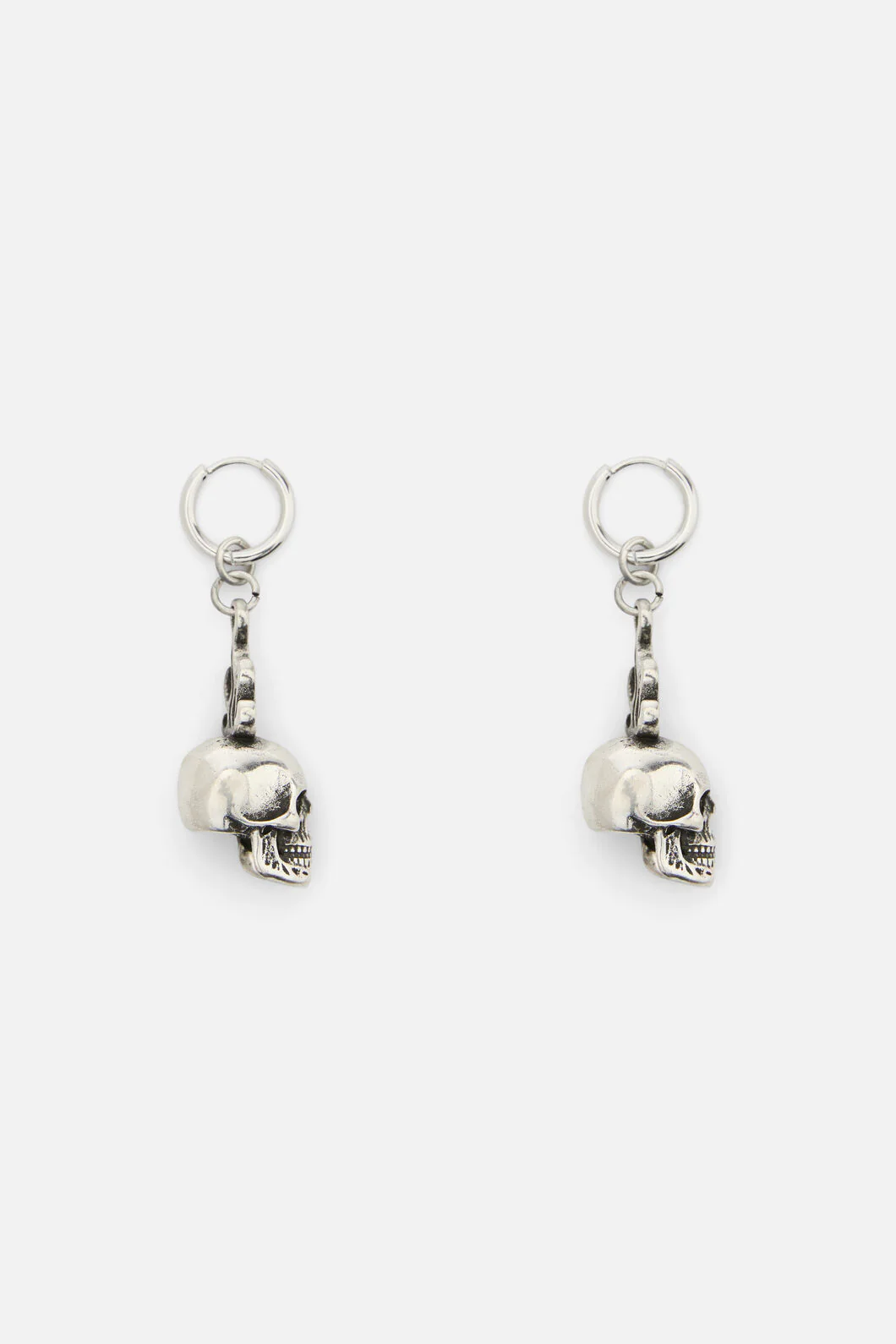 Flaming Skull Earrings - Image 2