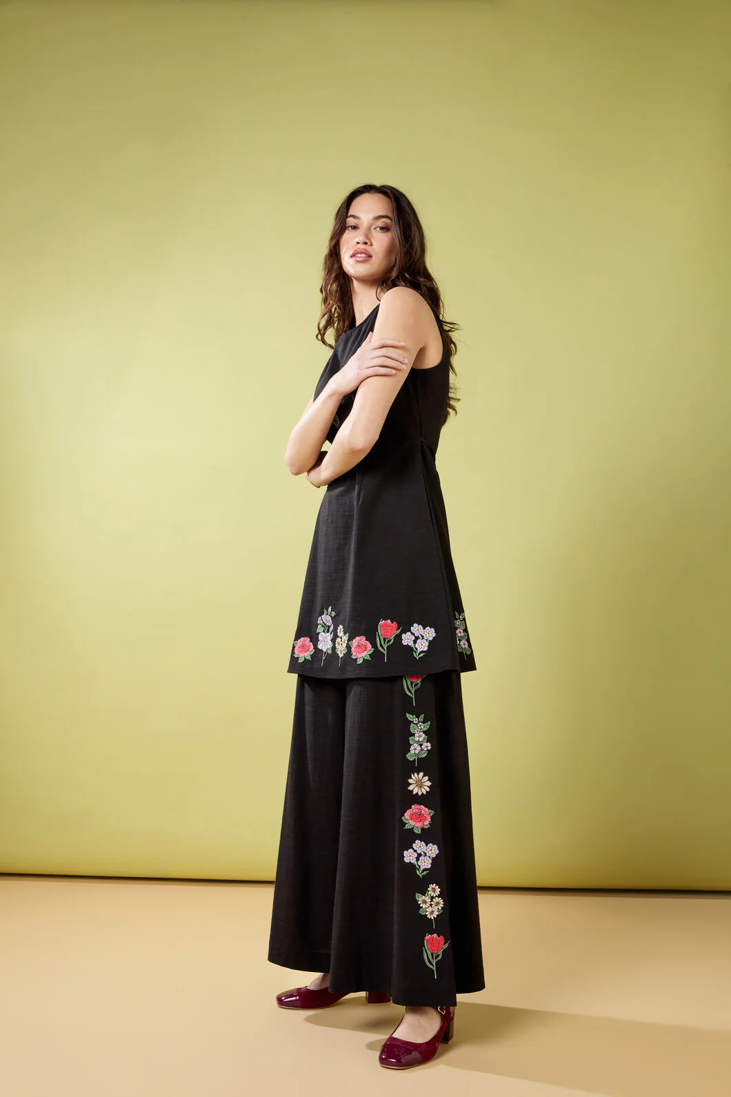 Fleur Embroidered Pant - Image 7