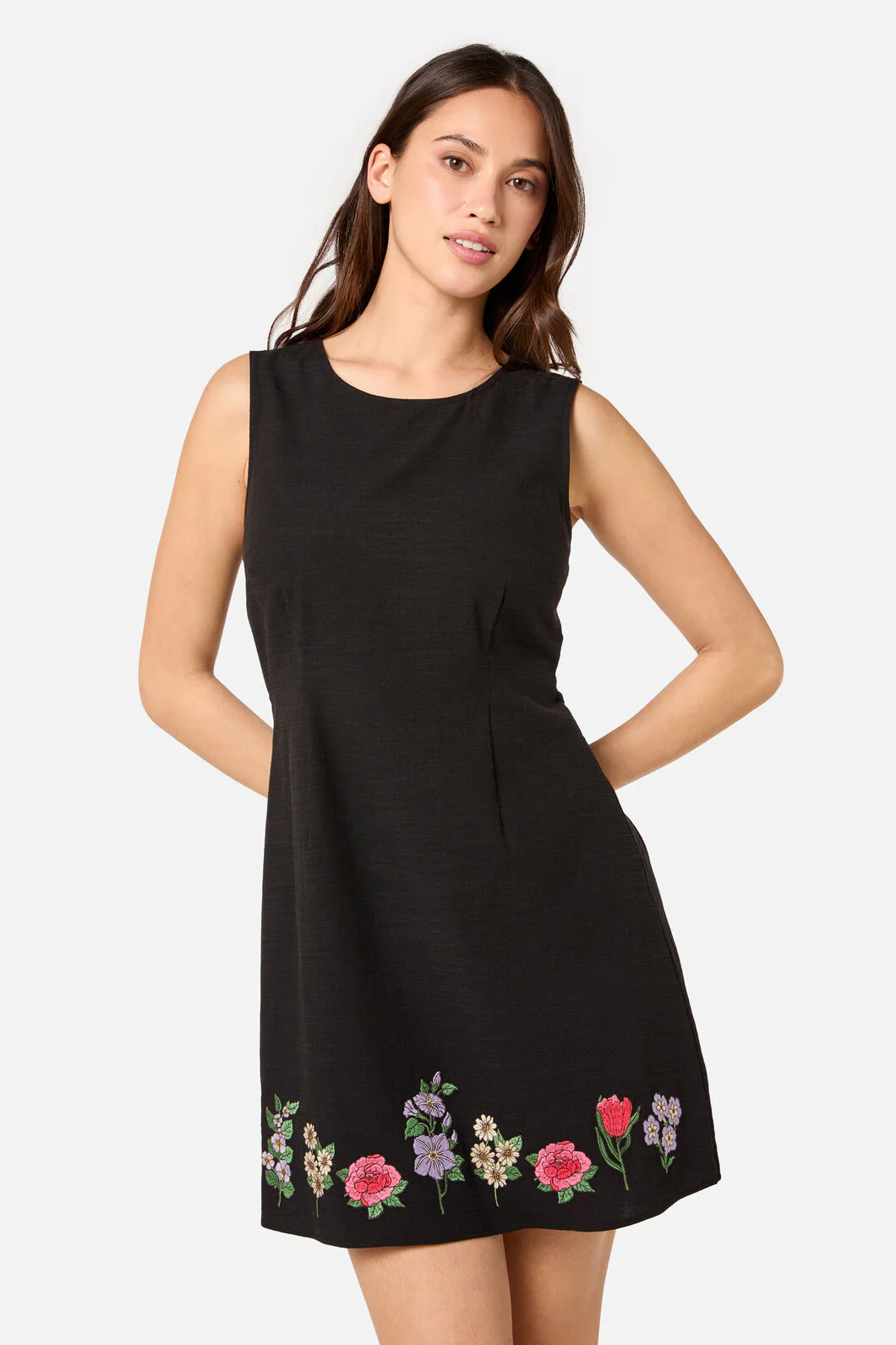 Fleur Embroidered Shift Dress - Image 2