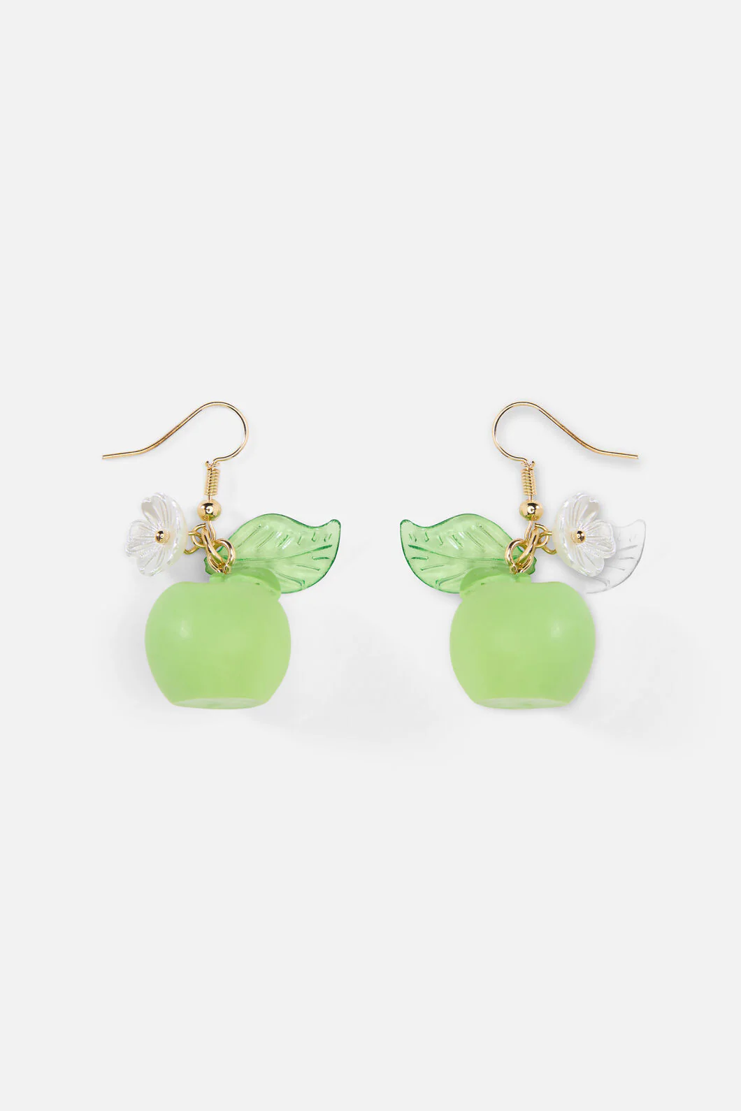 Flower & Apple Earrings